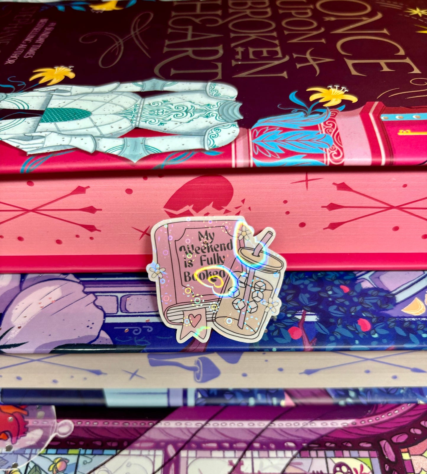Mini My Weekend Is Fully Booked Sticker