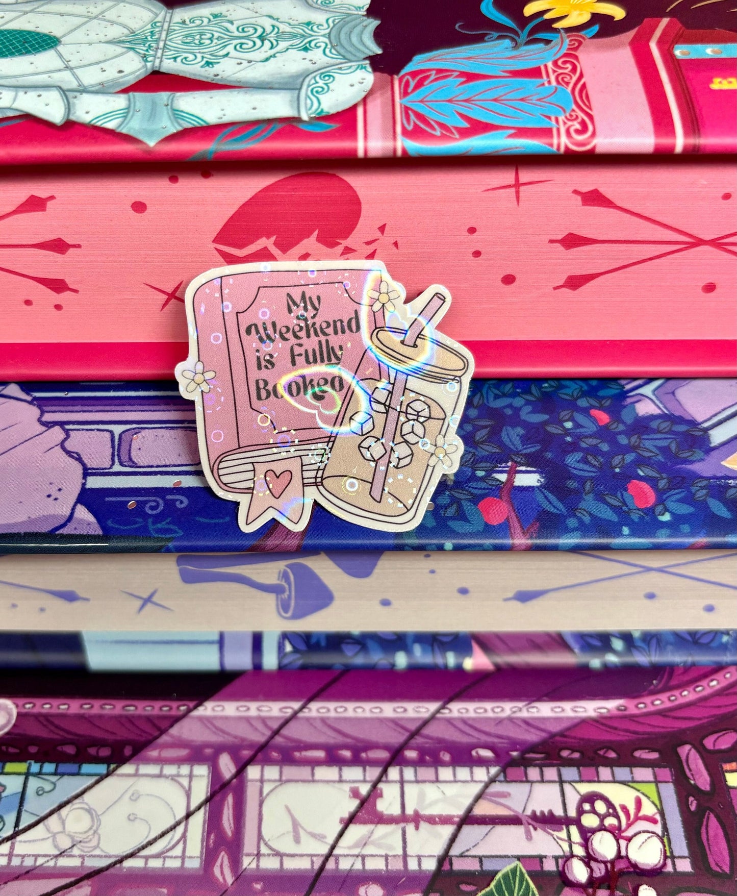 Mini My Weekend Is Fully Booked Sticker
