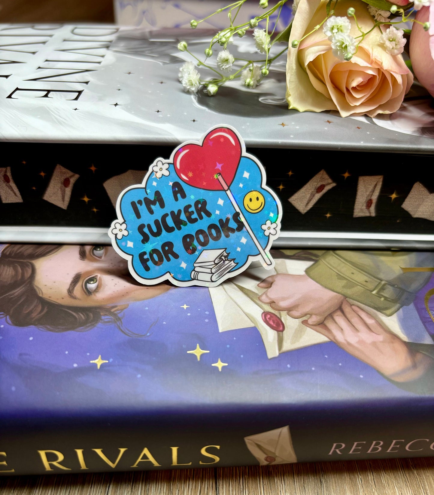 Mini Im A Sucker For Books Sticker