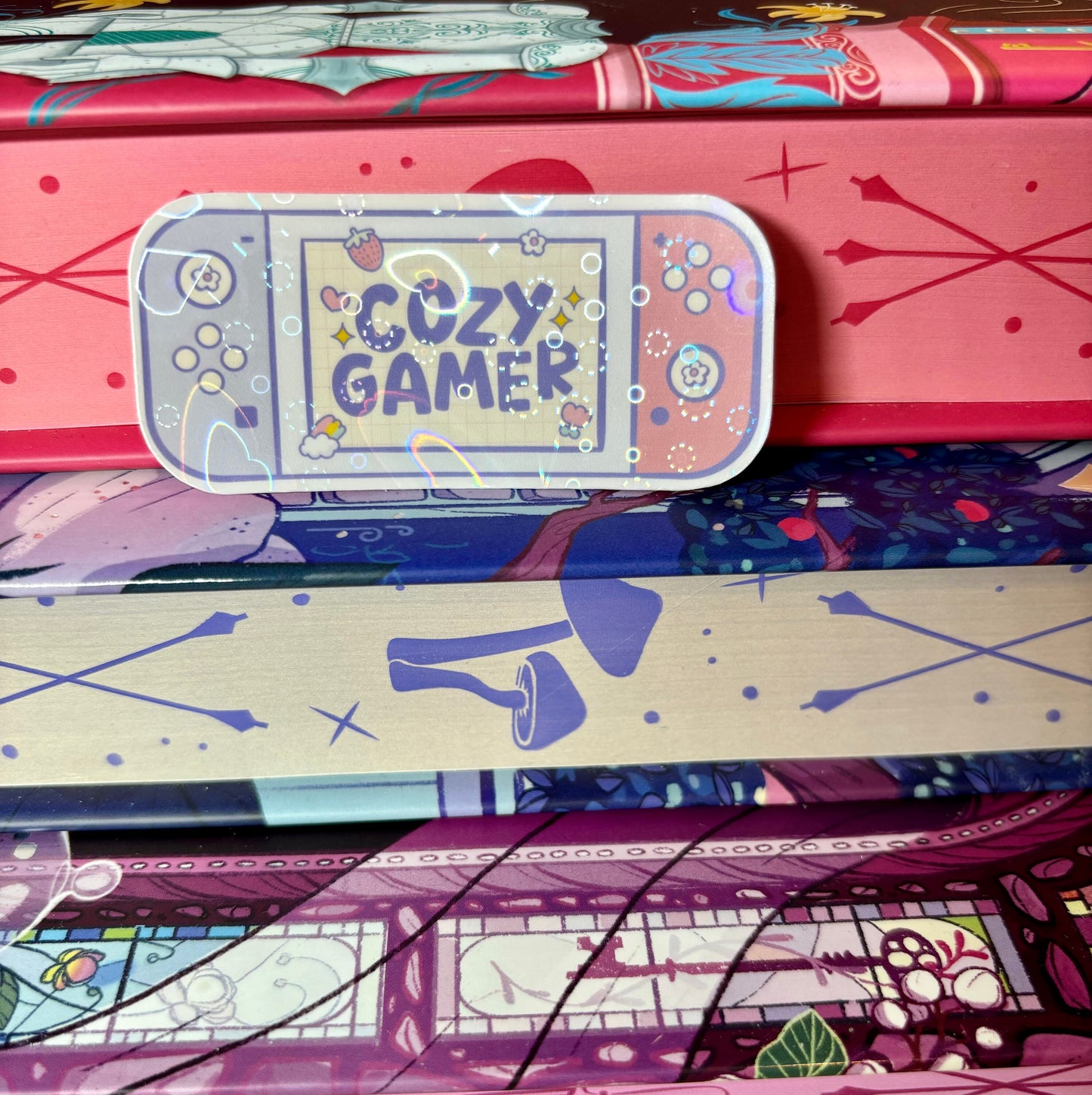 Mini Cozy Gamer Game Console Sticker