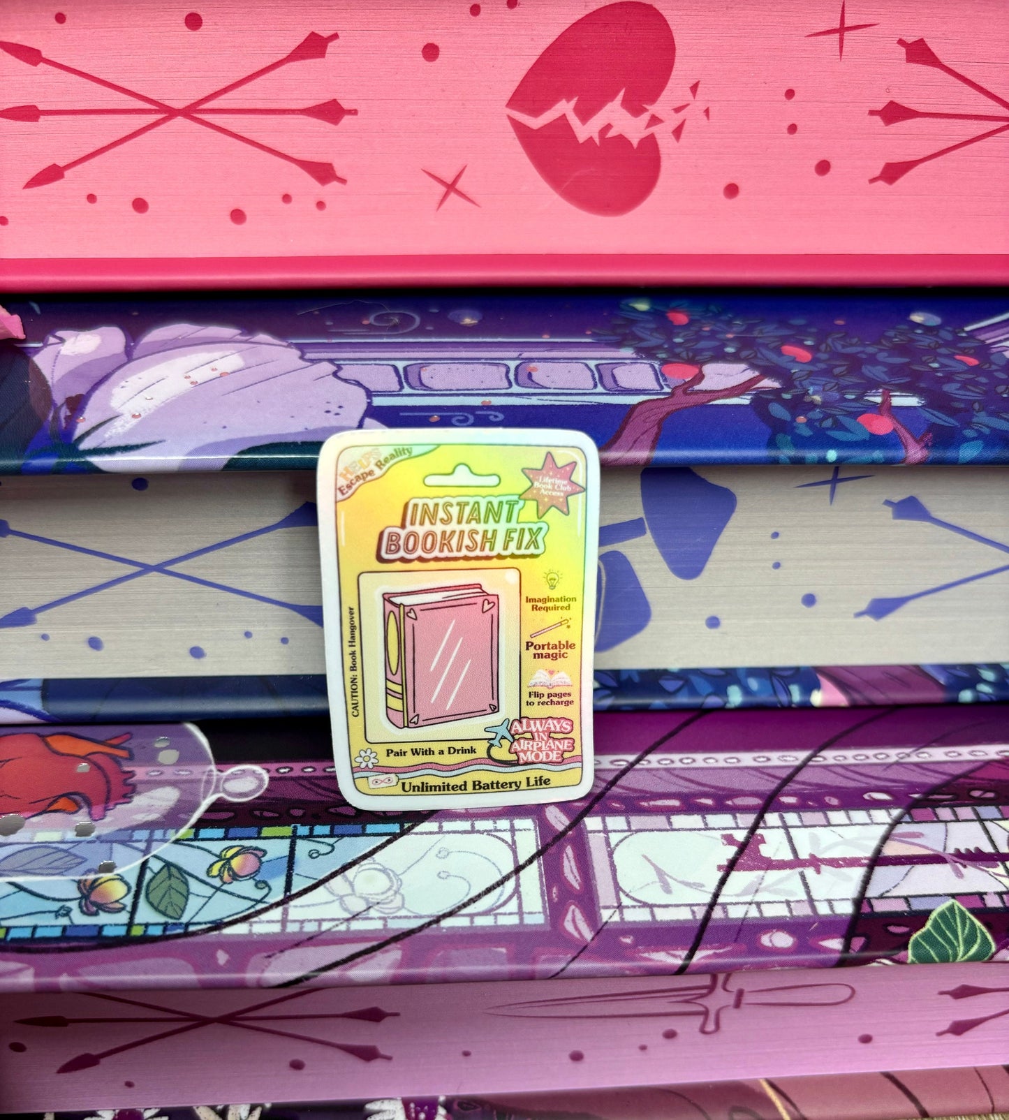 Mini Instant Bookish Fix Sticker