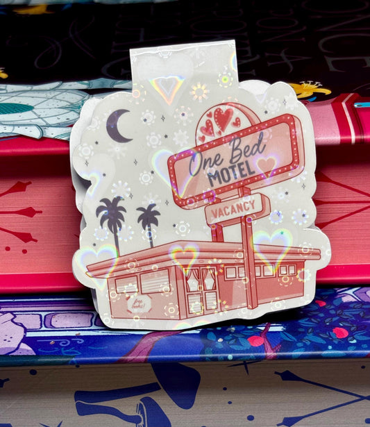 One Bed Motel Magnetic Bookmark