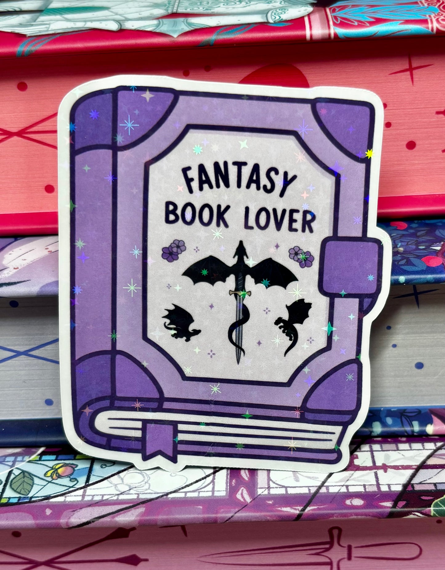 Fantasy Book Lover Sticker