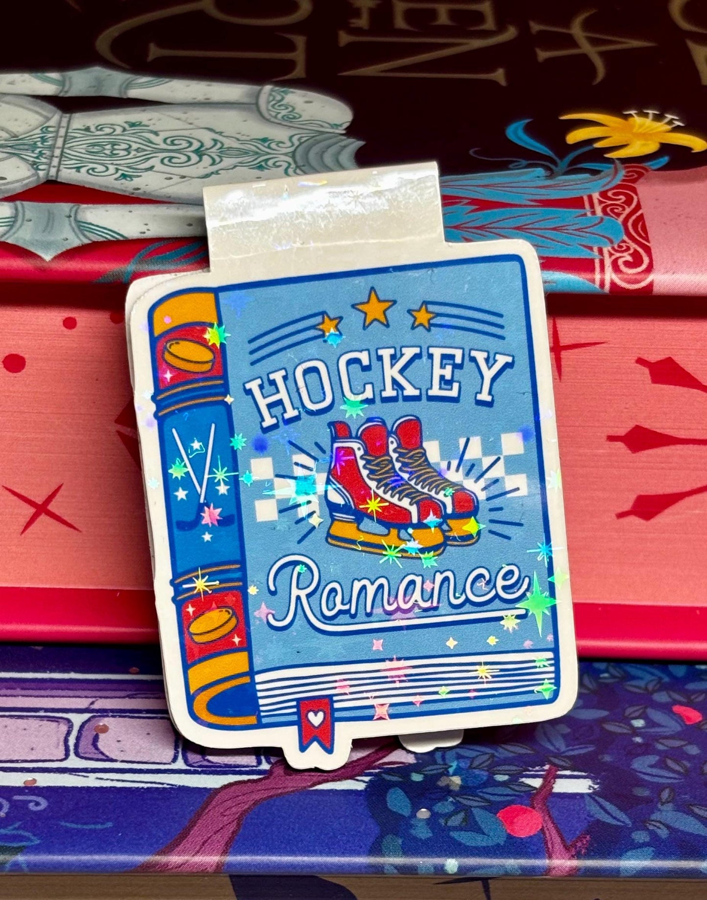 Mini Hockey Romance Book Magnetic Bookmark