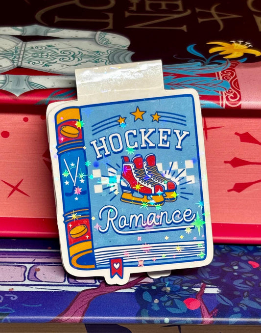 Mini Hockey Romance Book Magnetic Bookmark
