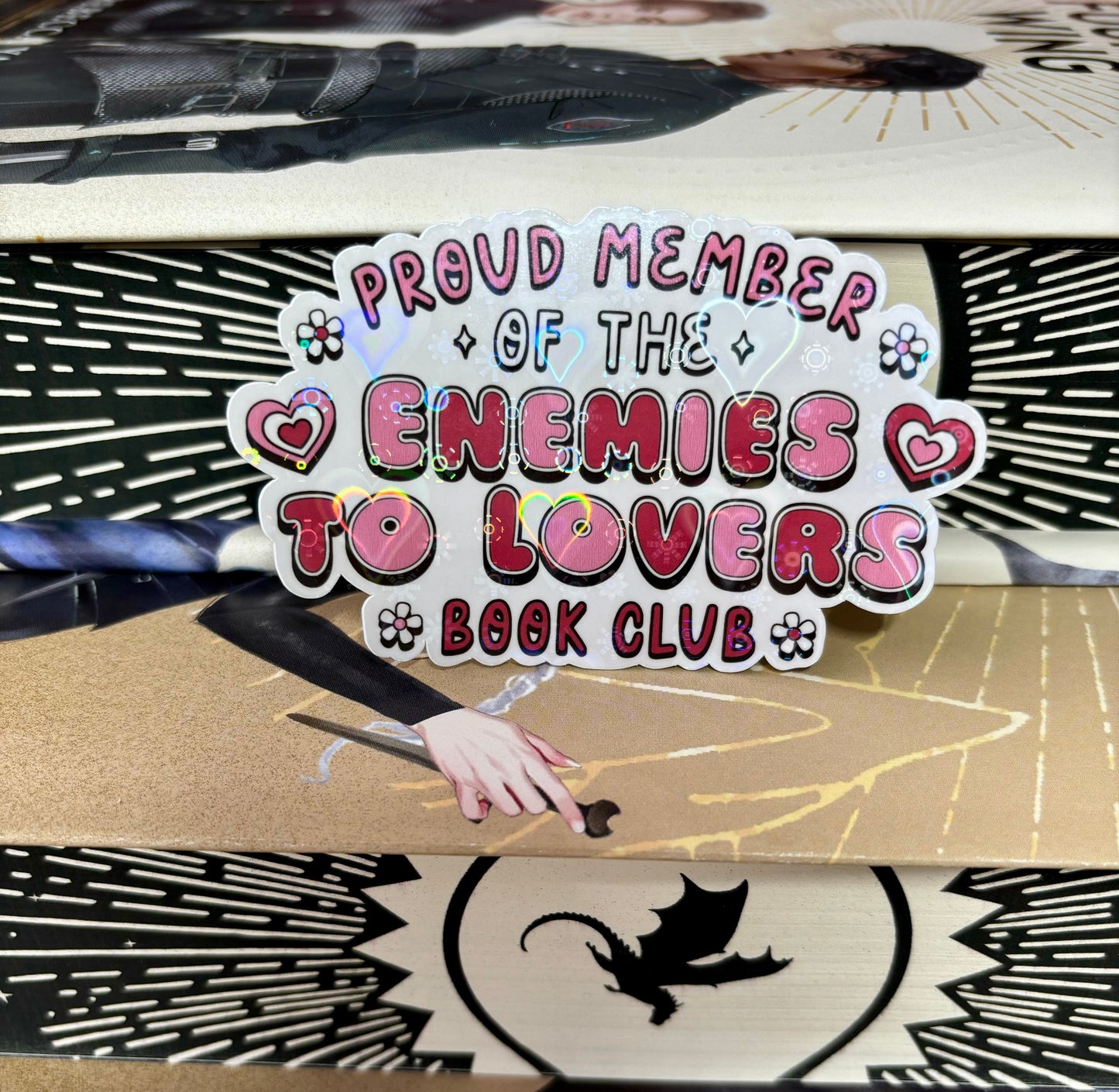 Proud Member Of The Enemies To Lovers Book Club Sticker
