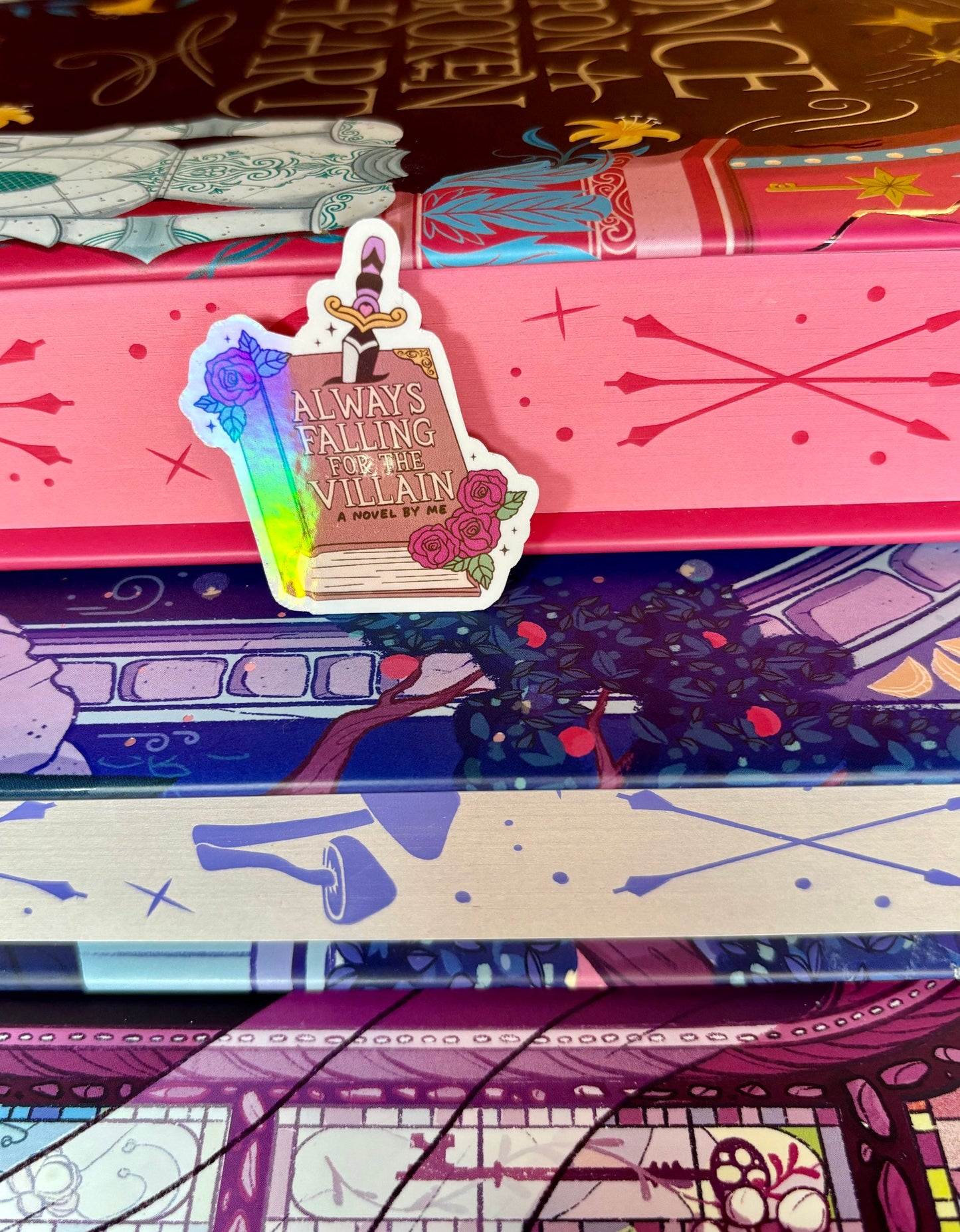 Mini Always Falling For The Villain Sticker