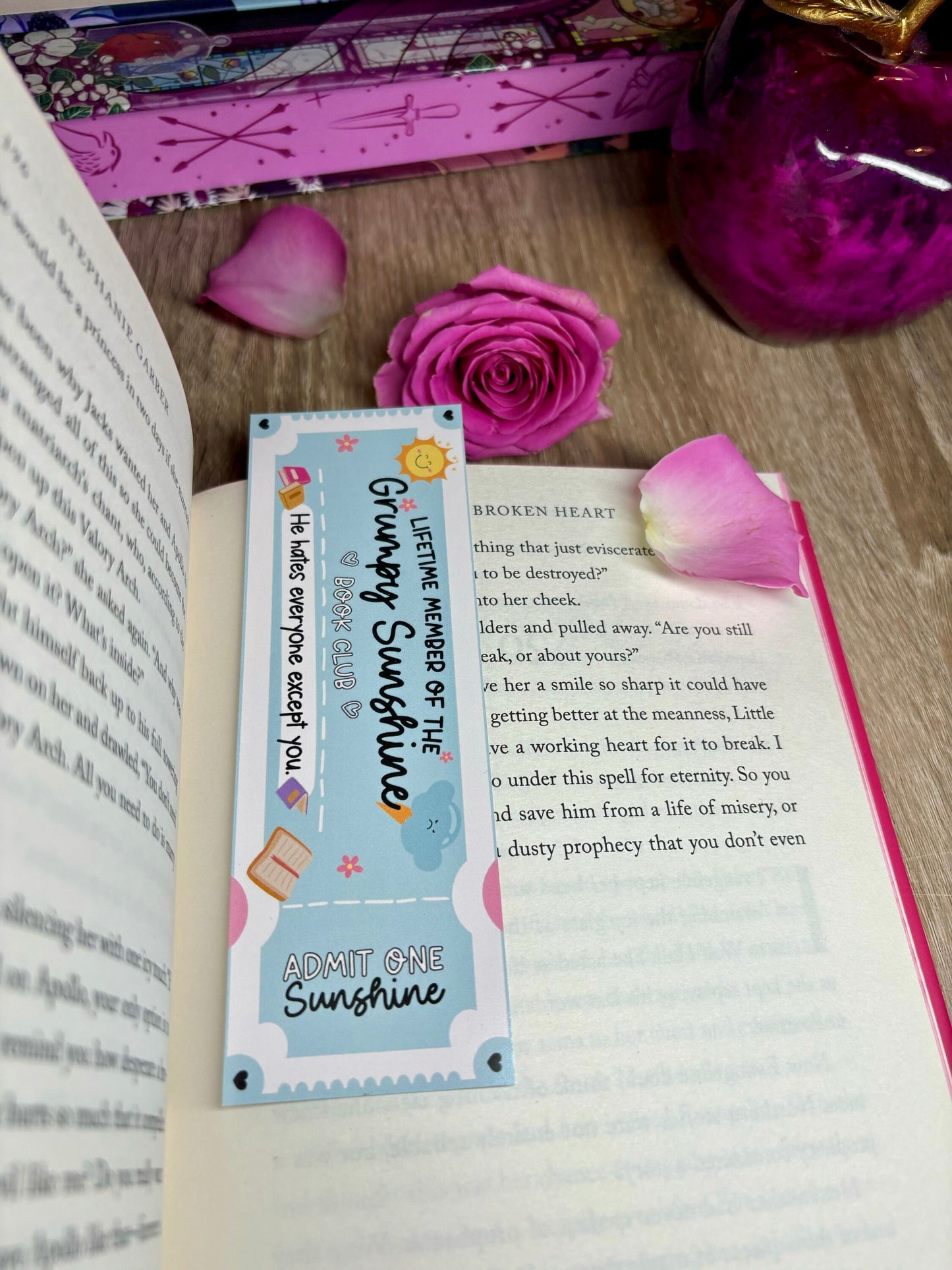 Lifetime Member Of The Grumpy Sunshine Book Club Bookmark