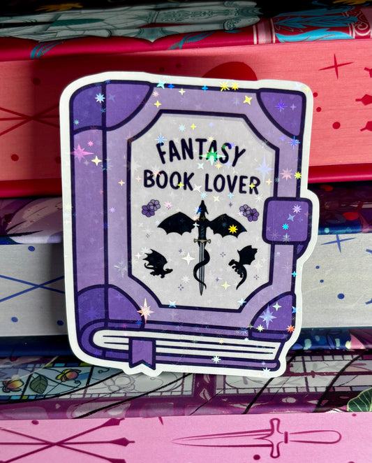 Fantasy Book Lover Sticker
