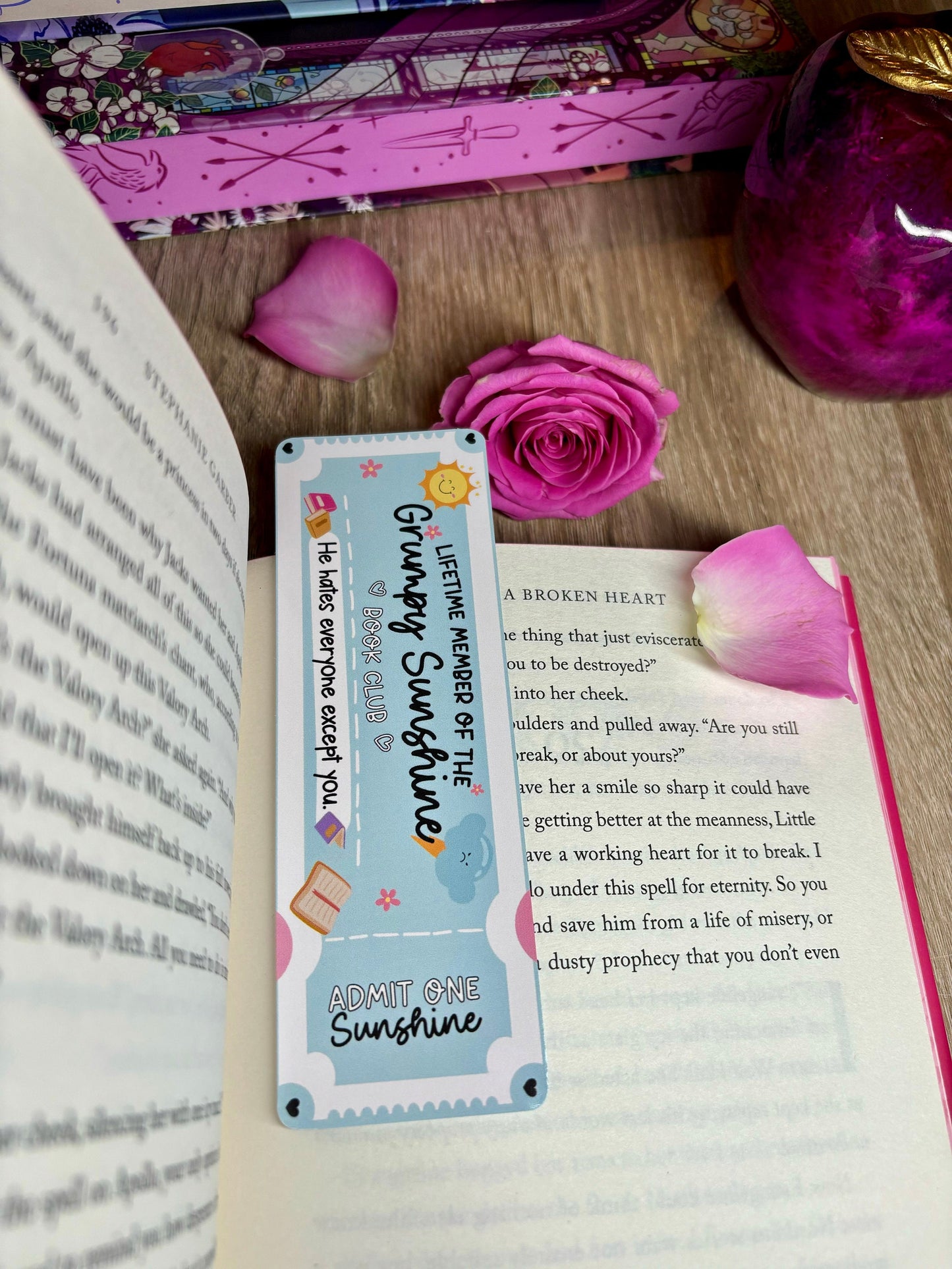 Lifetime Member Of The Grumpy Sunshine Book Club Bookmark