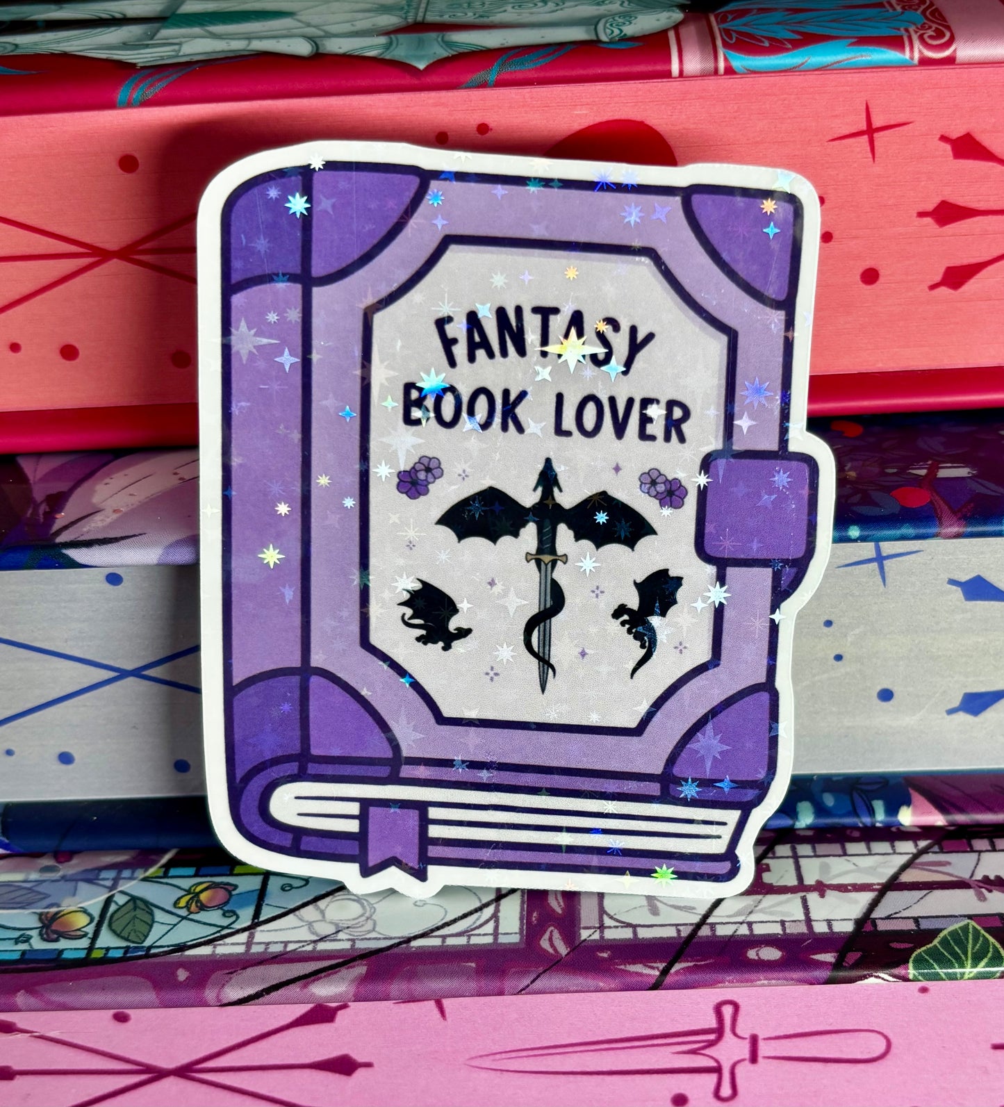 Fantasy Book Lover Sticker