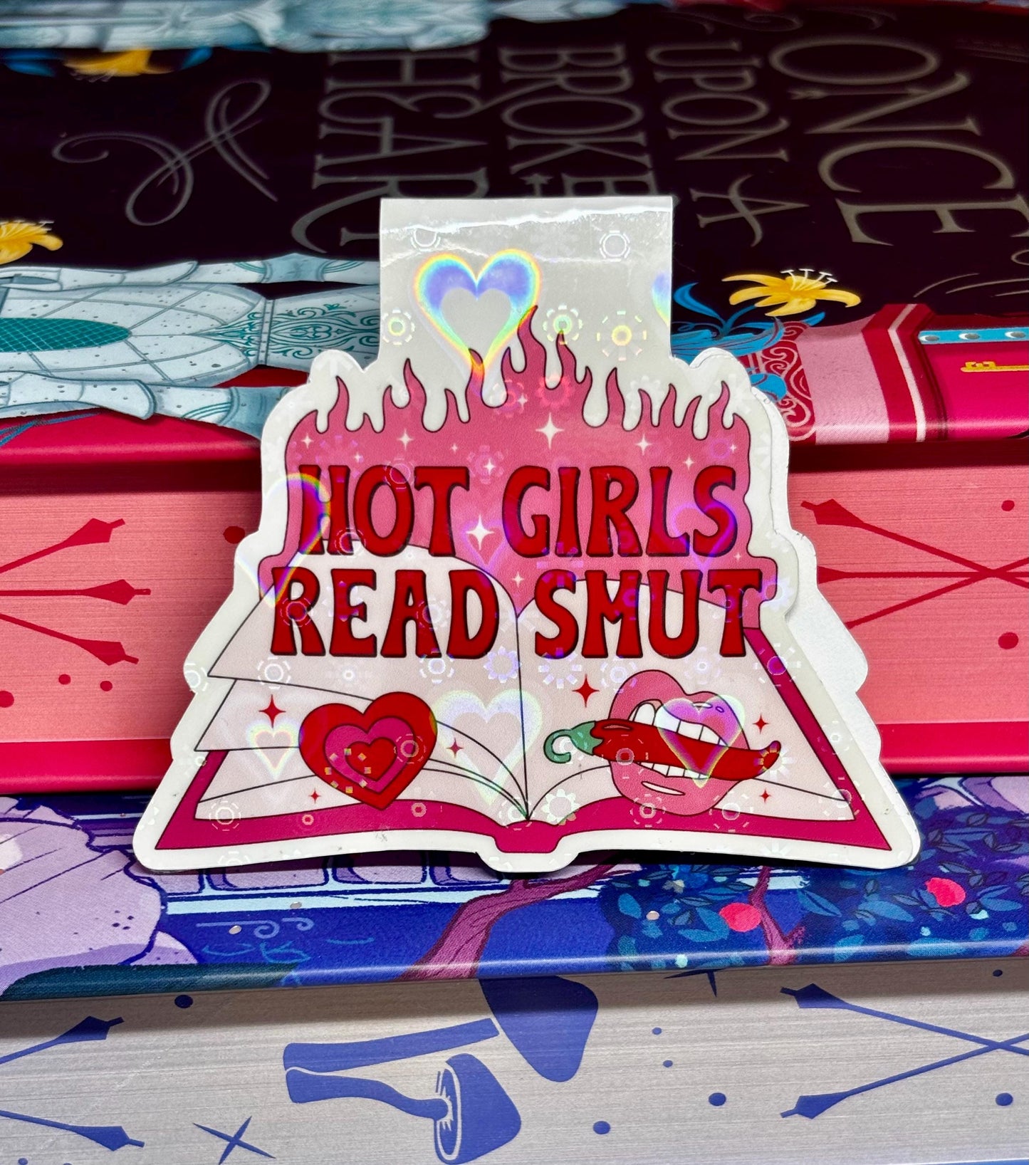 Hot Girls Read Smut Magnetic Bookmark