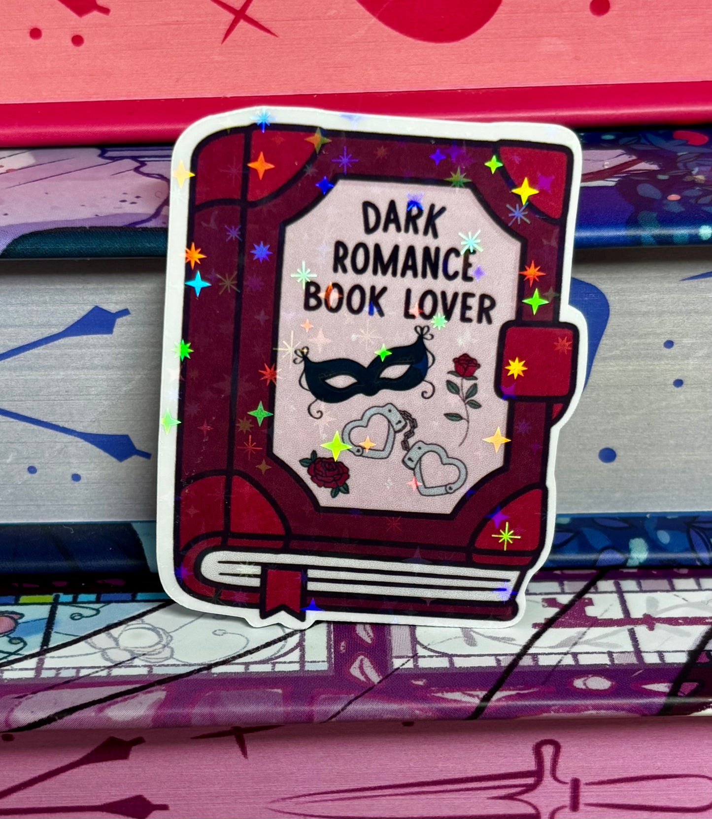 Mini Dark Romance Book Lover Sticker