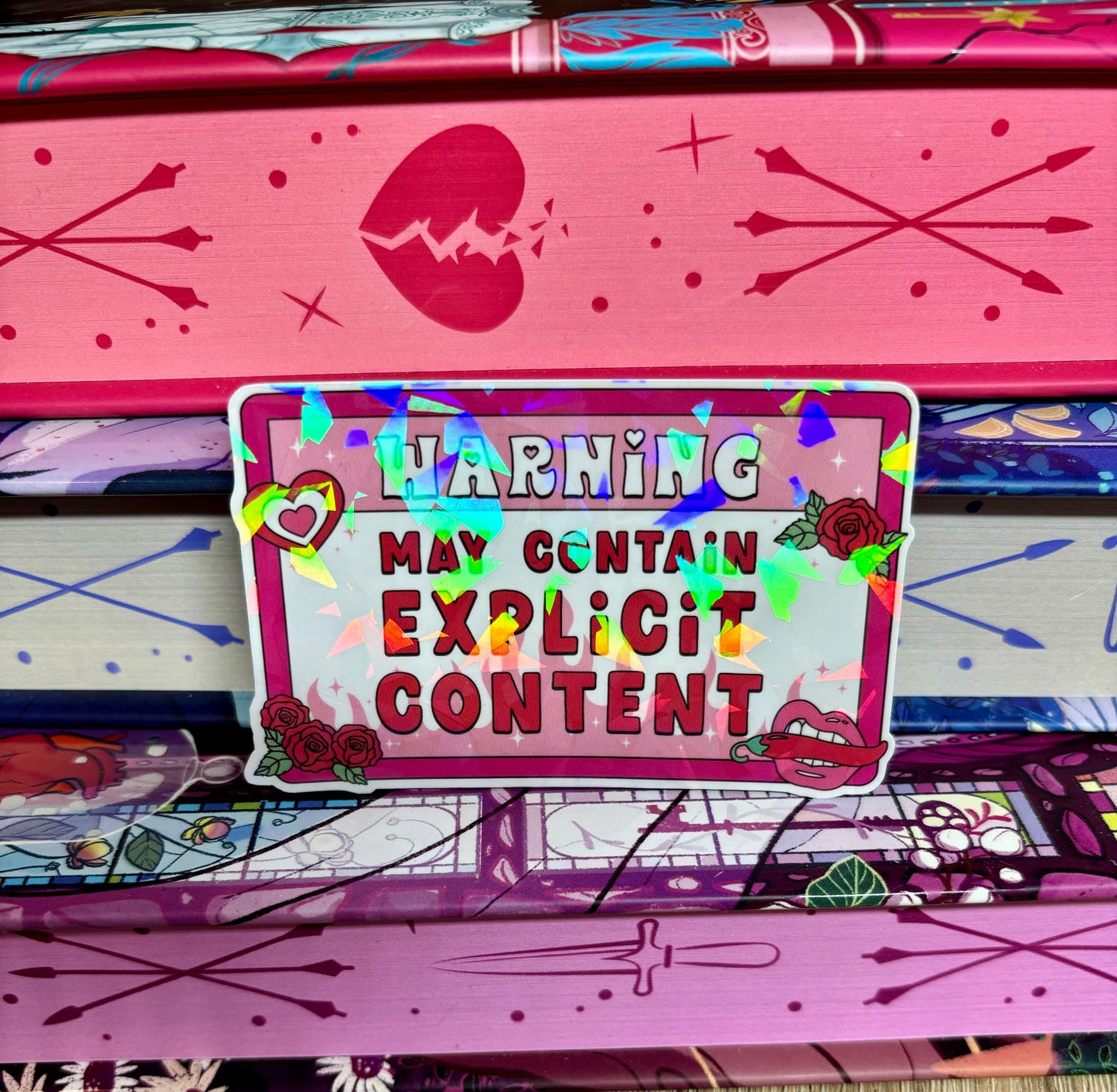 Warning May Contain Explicit Content Sticker