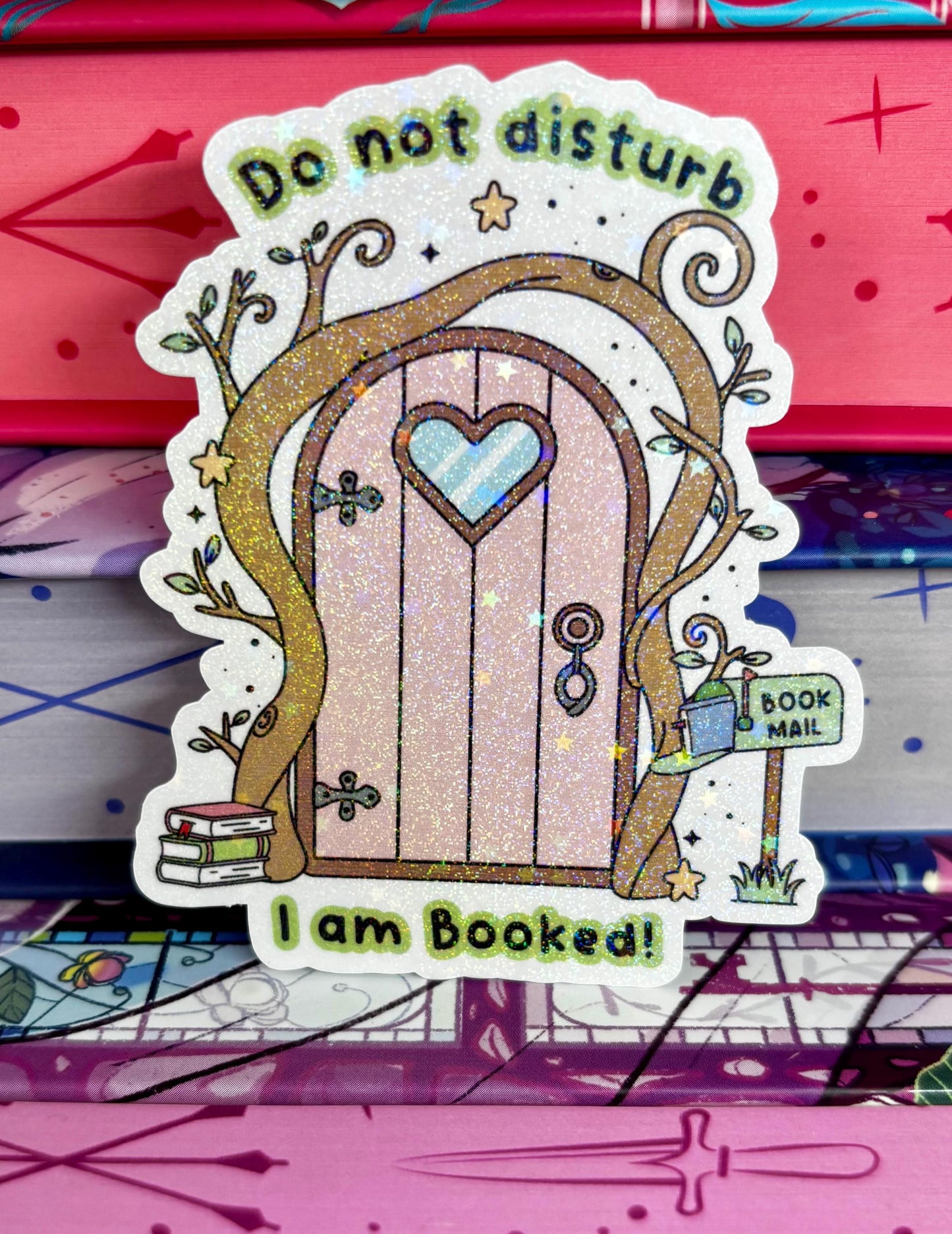 Do Not Disturb I Am Booked Door Sticker