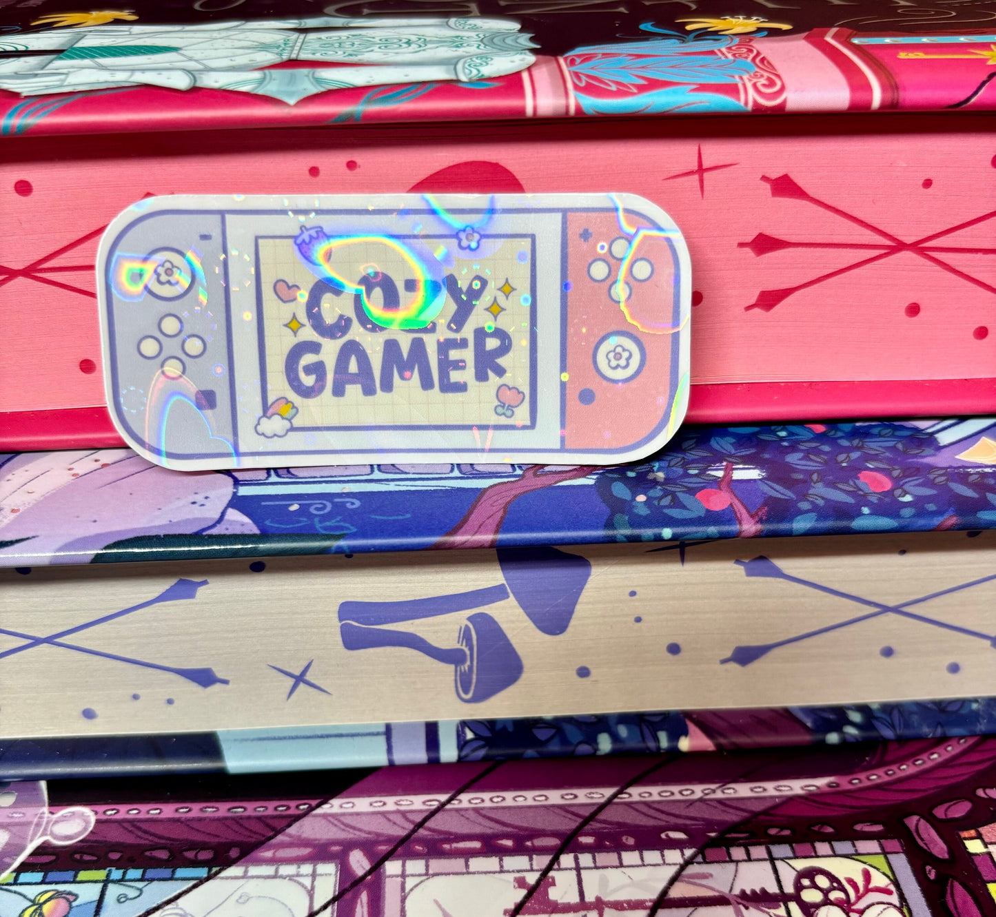 Mini Cozy Gamer Game Console Sticker