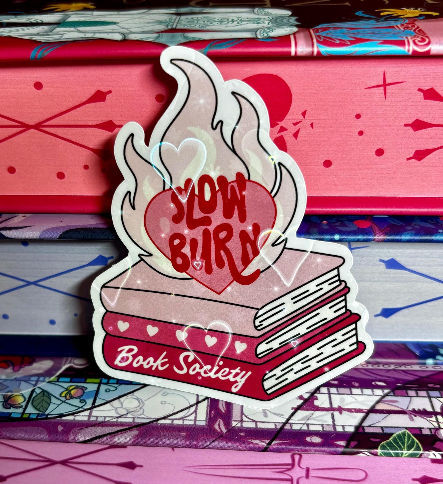 Slow Burn Book Society Sticker