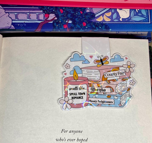 Smells Like Small Town Romance Magnetic Bookmark