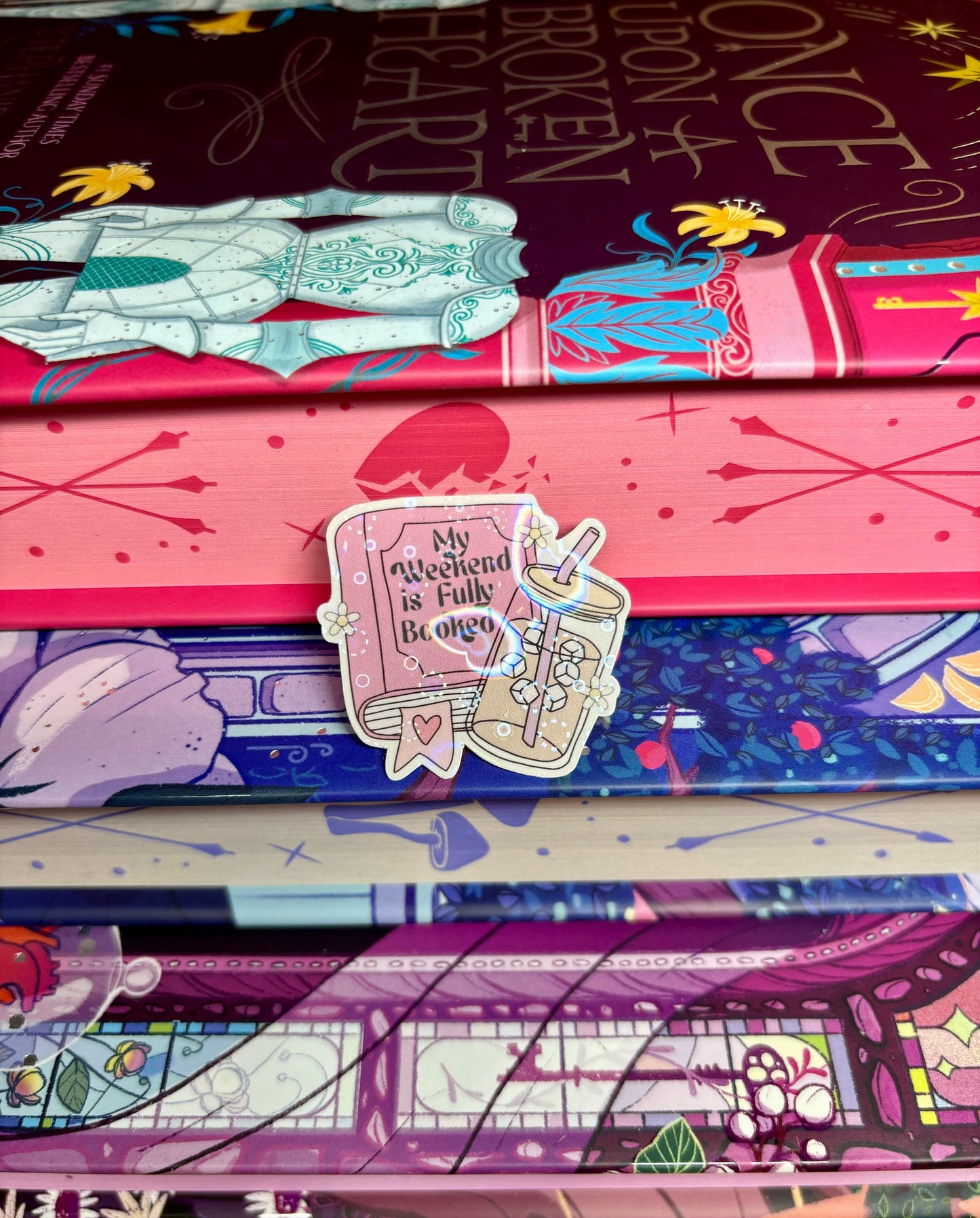 Mini My Weekend Is Fully Booked Sticker