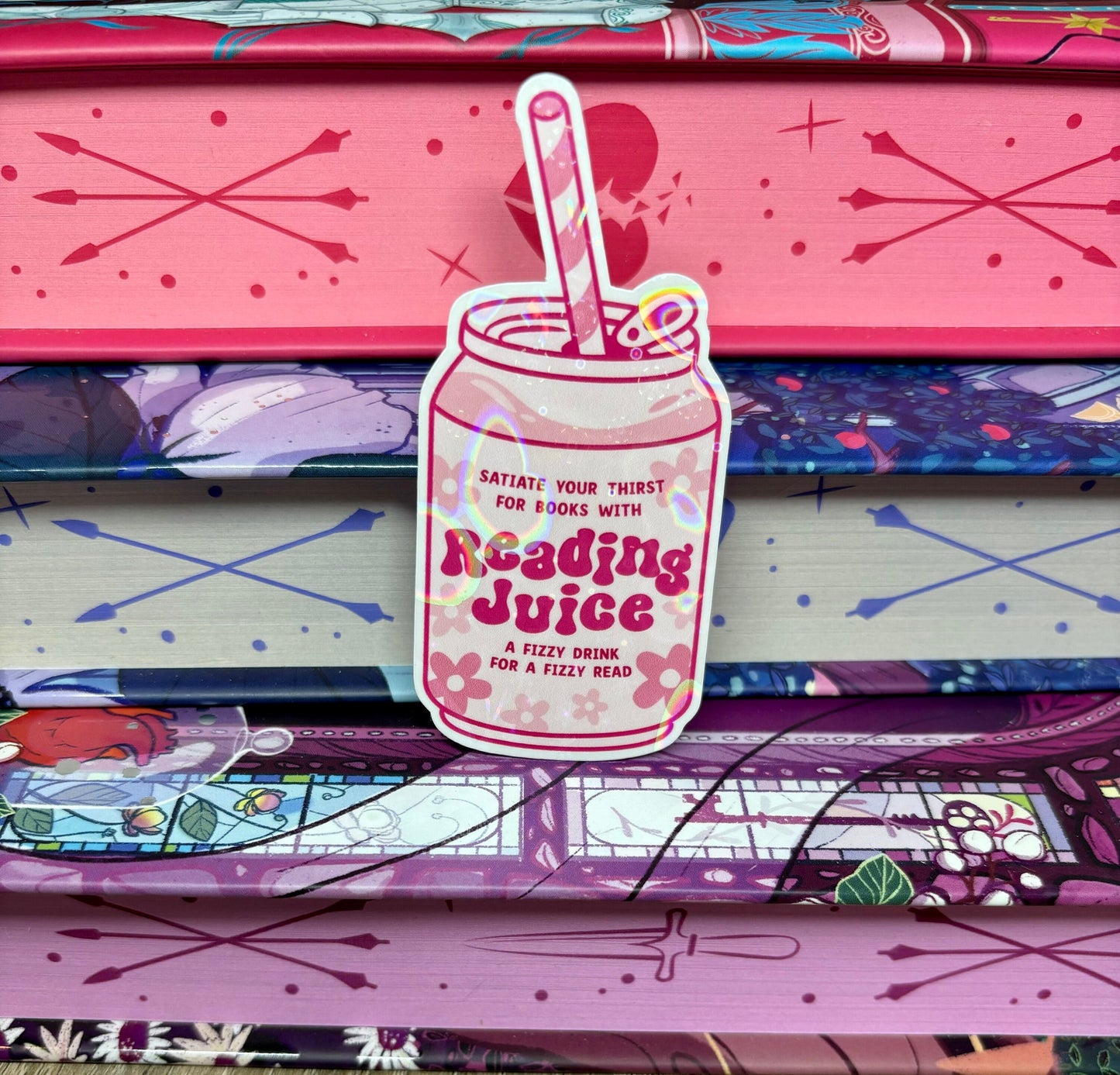 Reading Juice Can Sticker