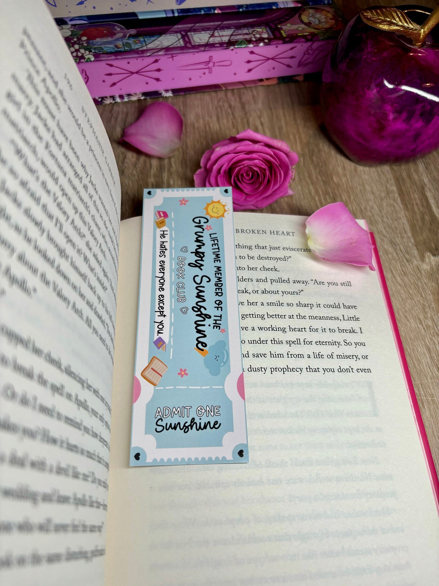 Lifetime Member Of The Grumpy Sunshine Book Club Bookmark