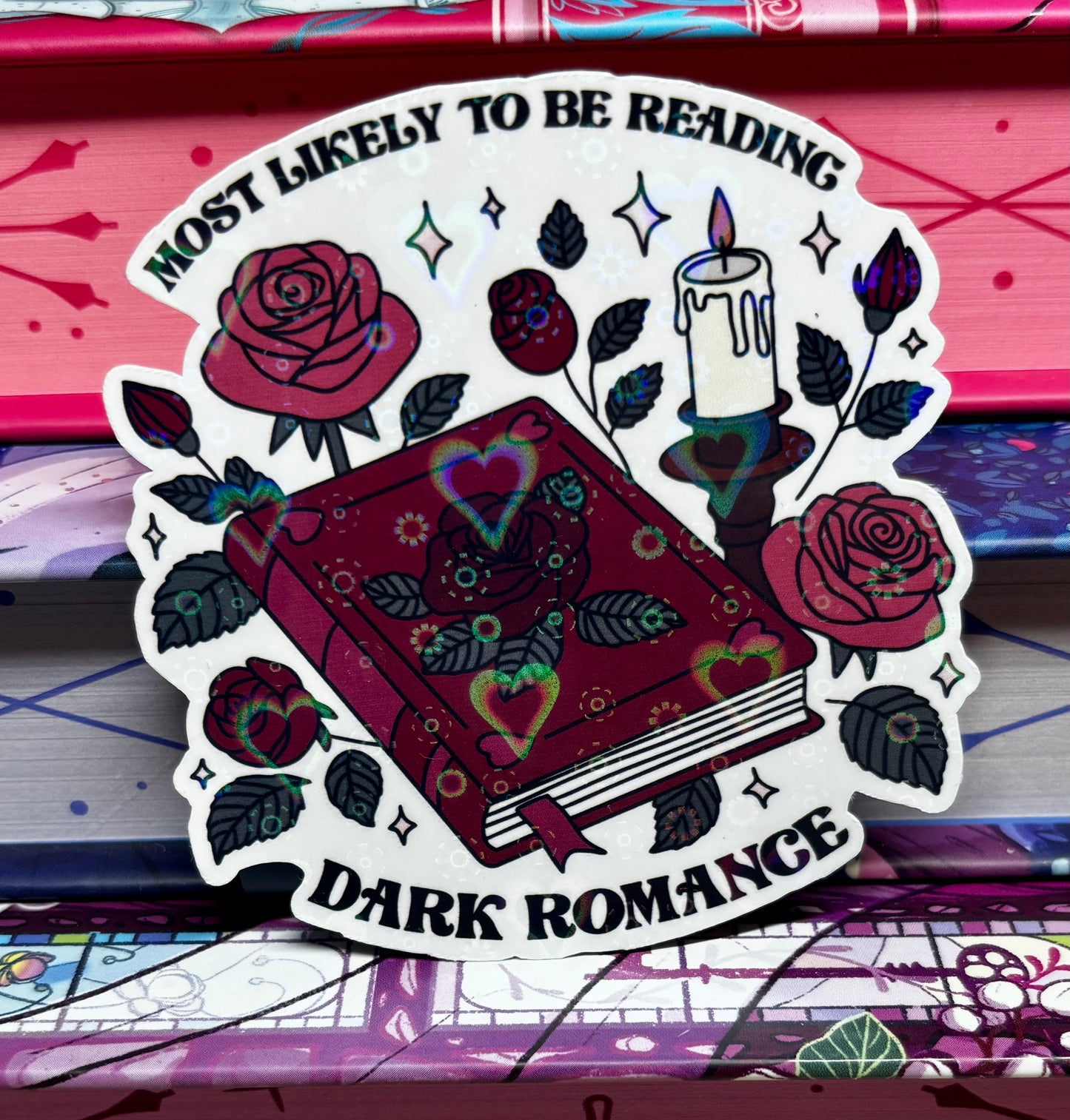 Most Likely To Be Reading Dark Romance Sticker
