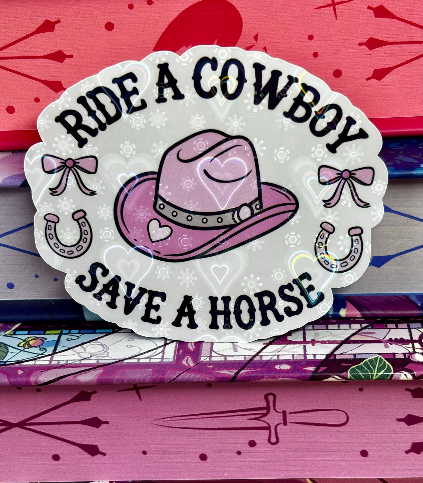 Ride A Cowboy Save A Horse Sticker