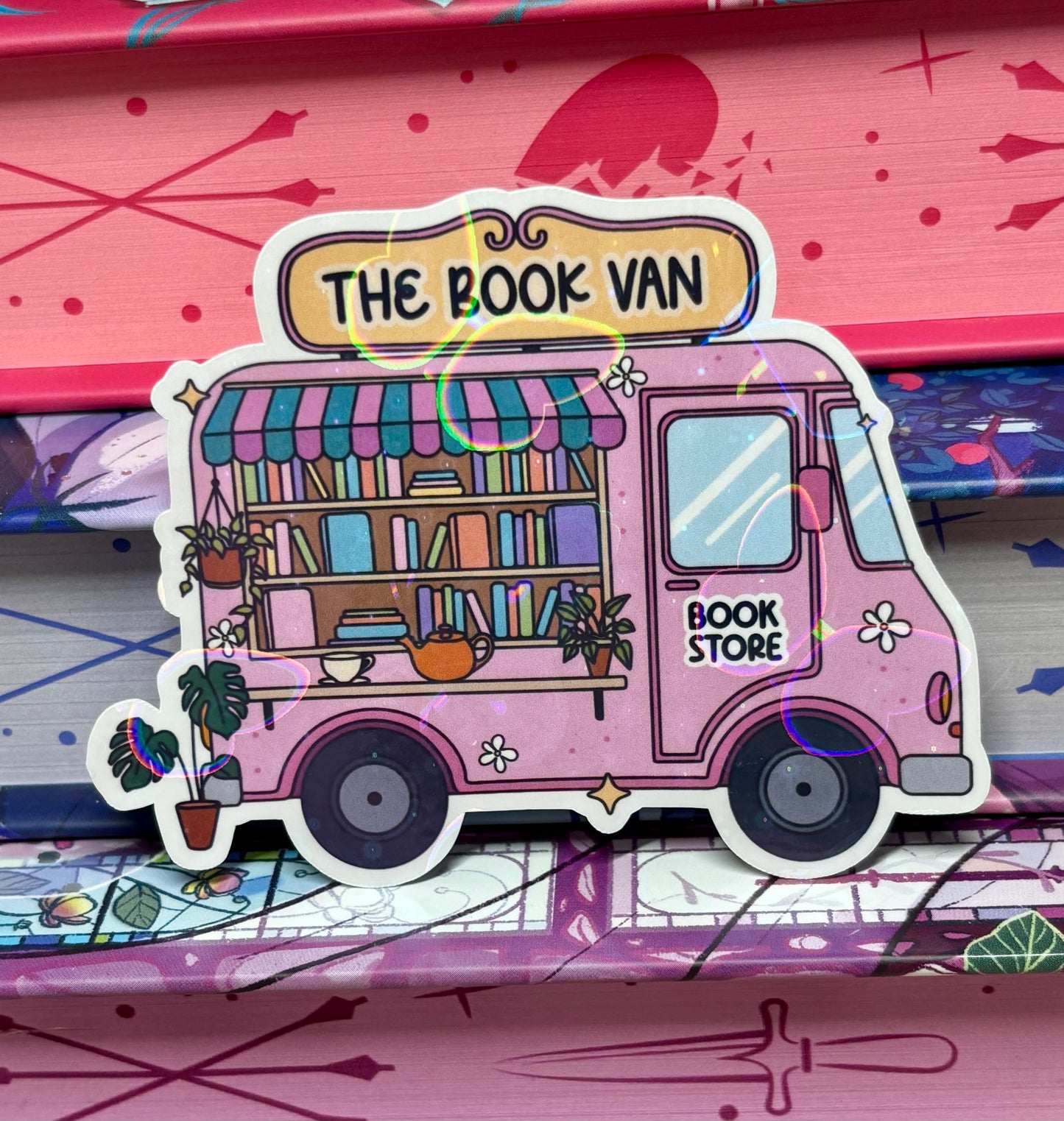 The Book Van Bookstore Sticker