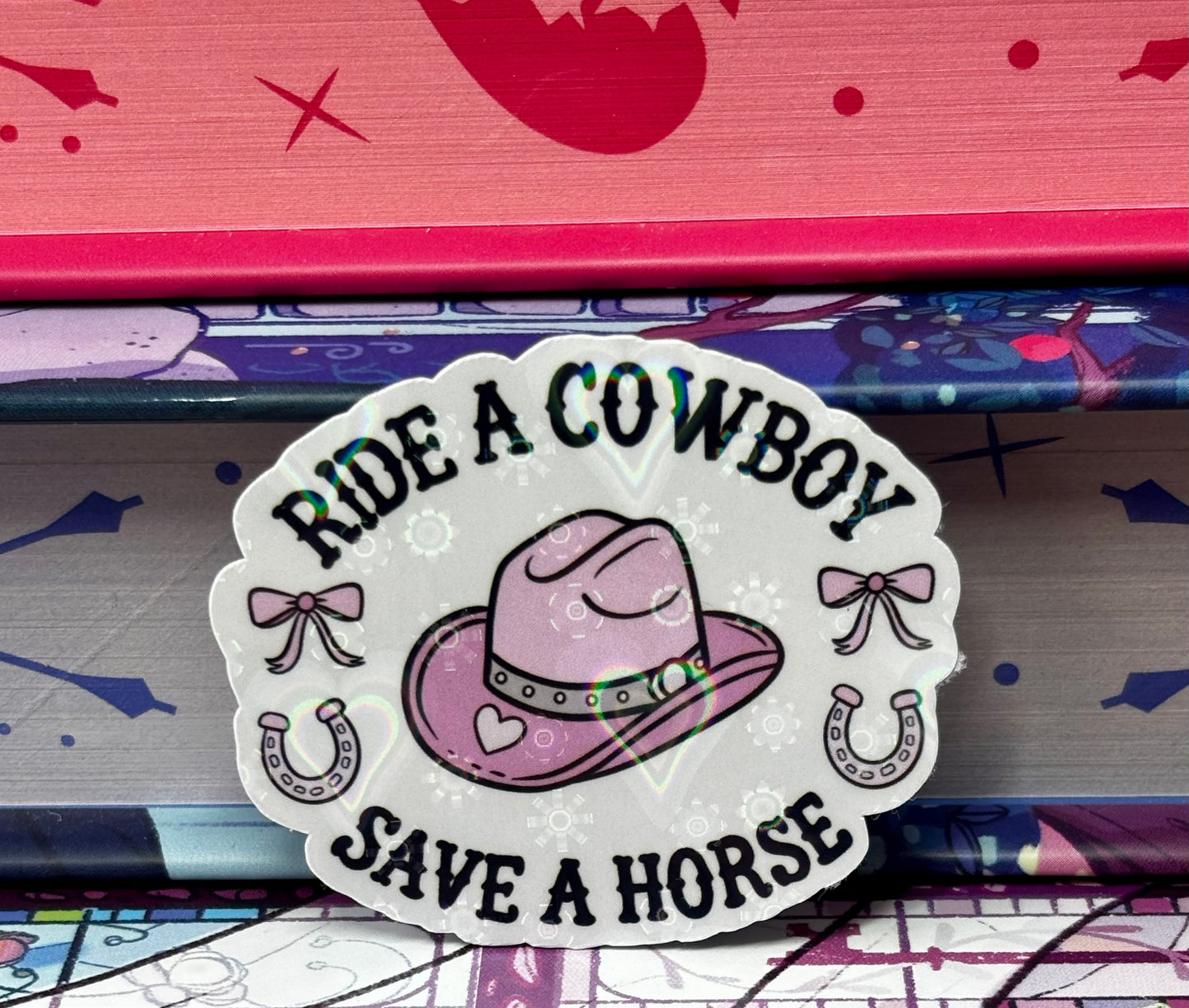 Mini Ride A Cowboy Save A Horse Sticker