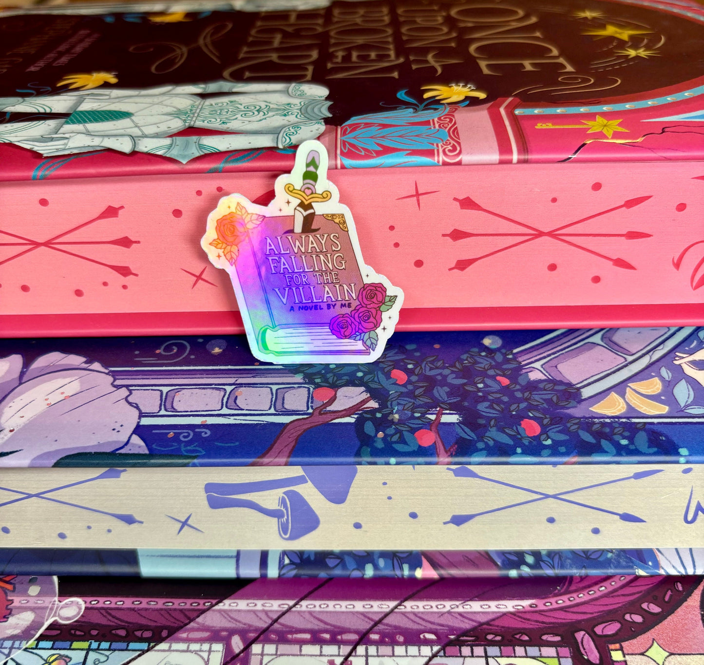 Mini Always Falling For The Villain Sticker