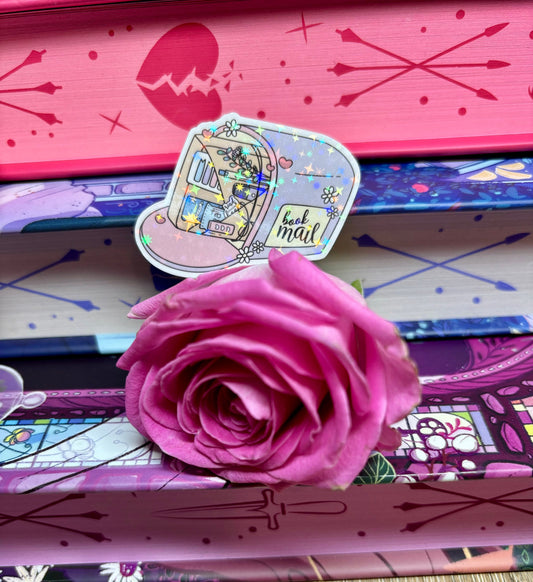 Mini Book Mail Mailbox Sticker