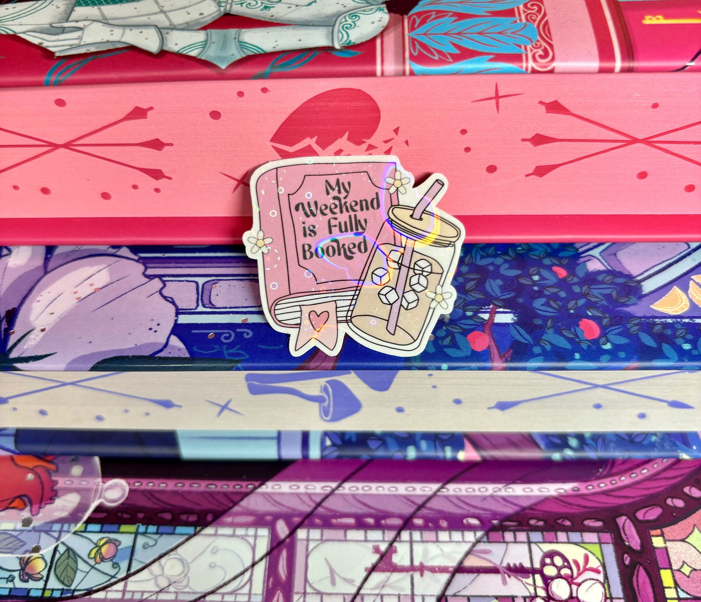 Mini My Weekend Is Fully Booked Sticker
