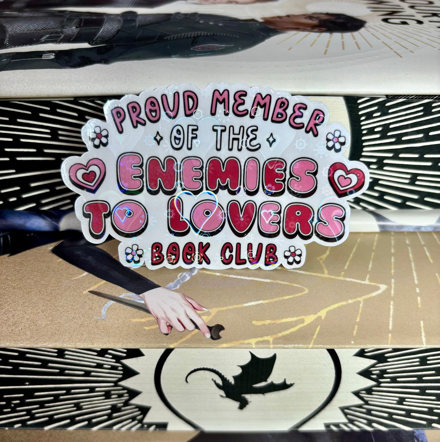 Proud Member Of The Enemies To Lovers Book Club Sticker