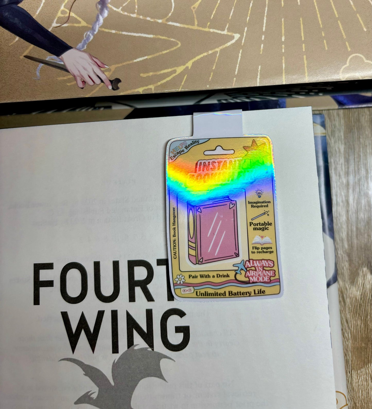 Instant Bookish Fix Magnetic Bookmark