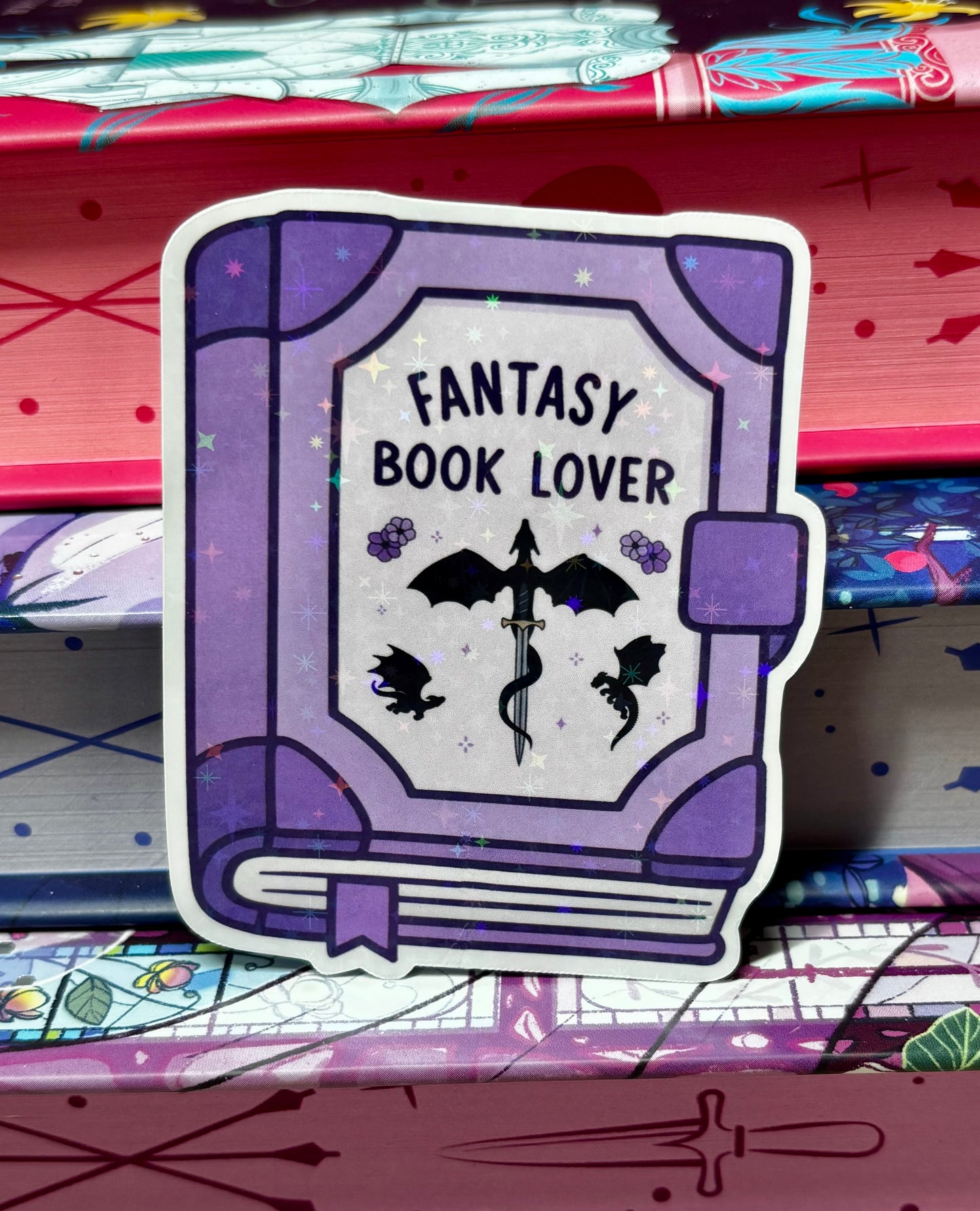 Fantasy Book Lover Sticker