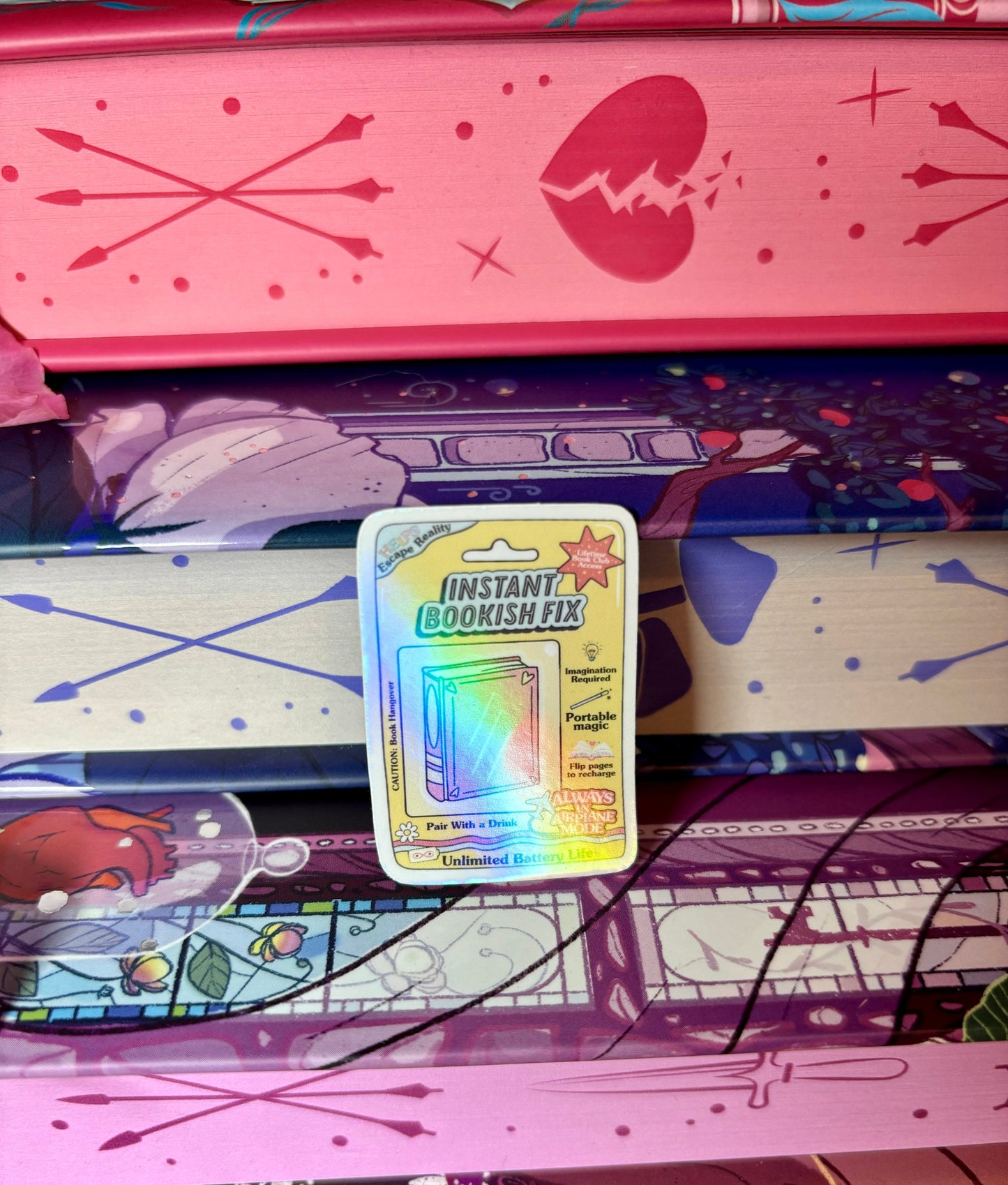 Mini Instant Bookish Fix Sticker
