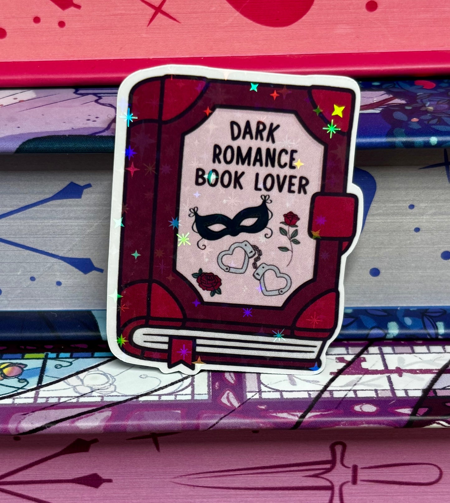 Mini Dark Romance Book Lover Sticker