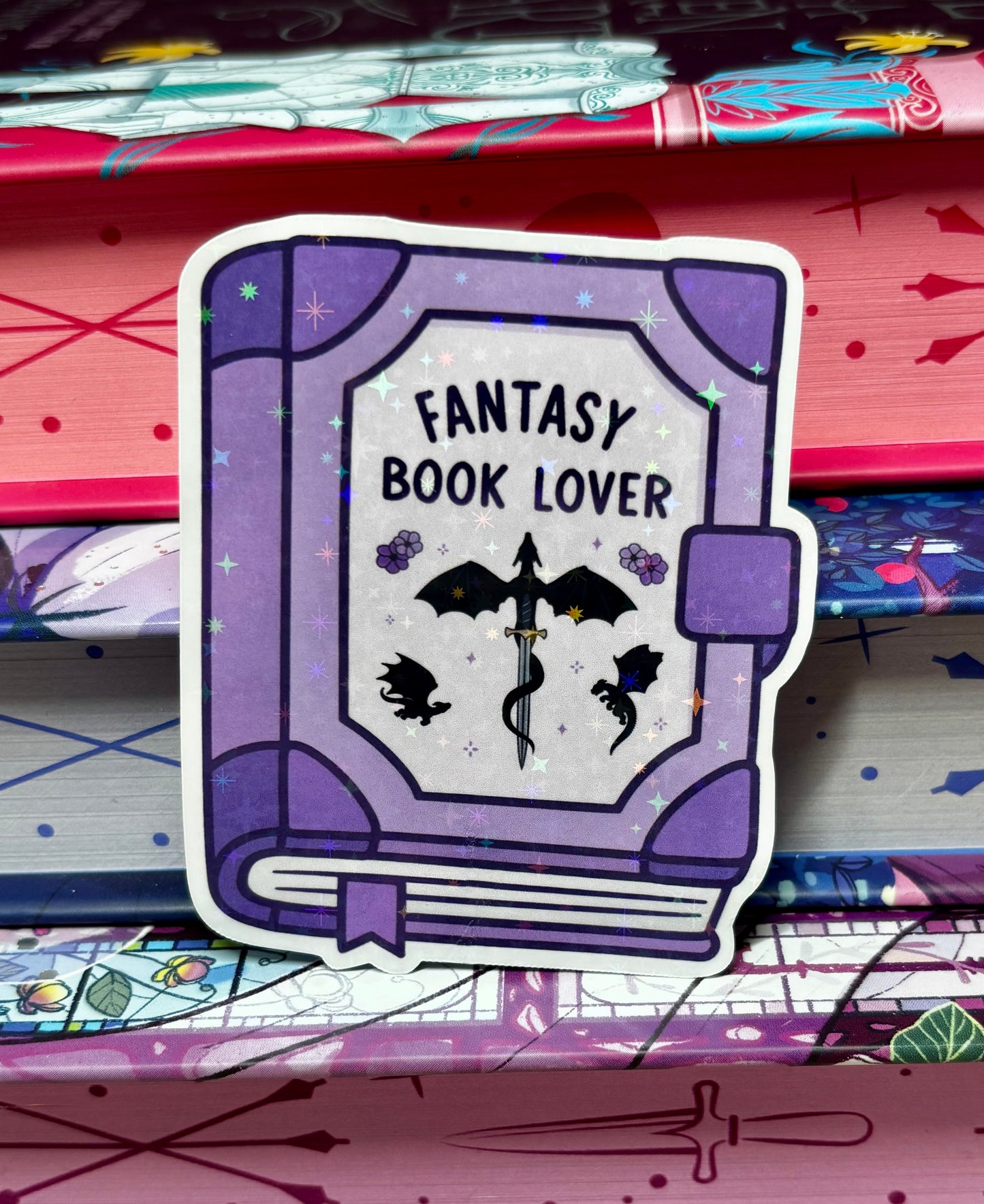 Fantasy Book Lover Sticker