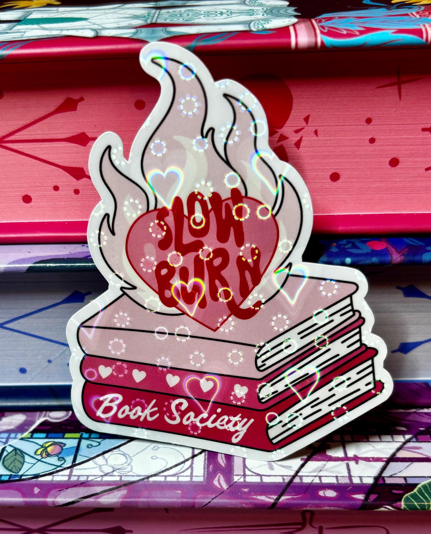 Slow Burn Book Society Sticker