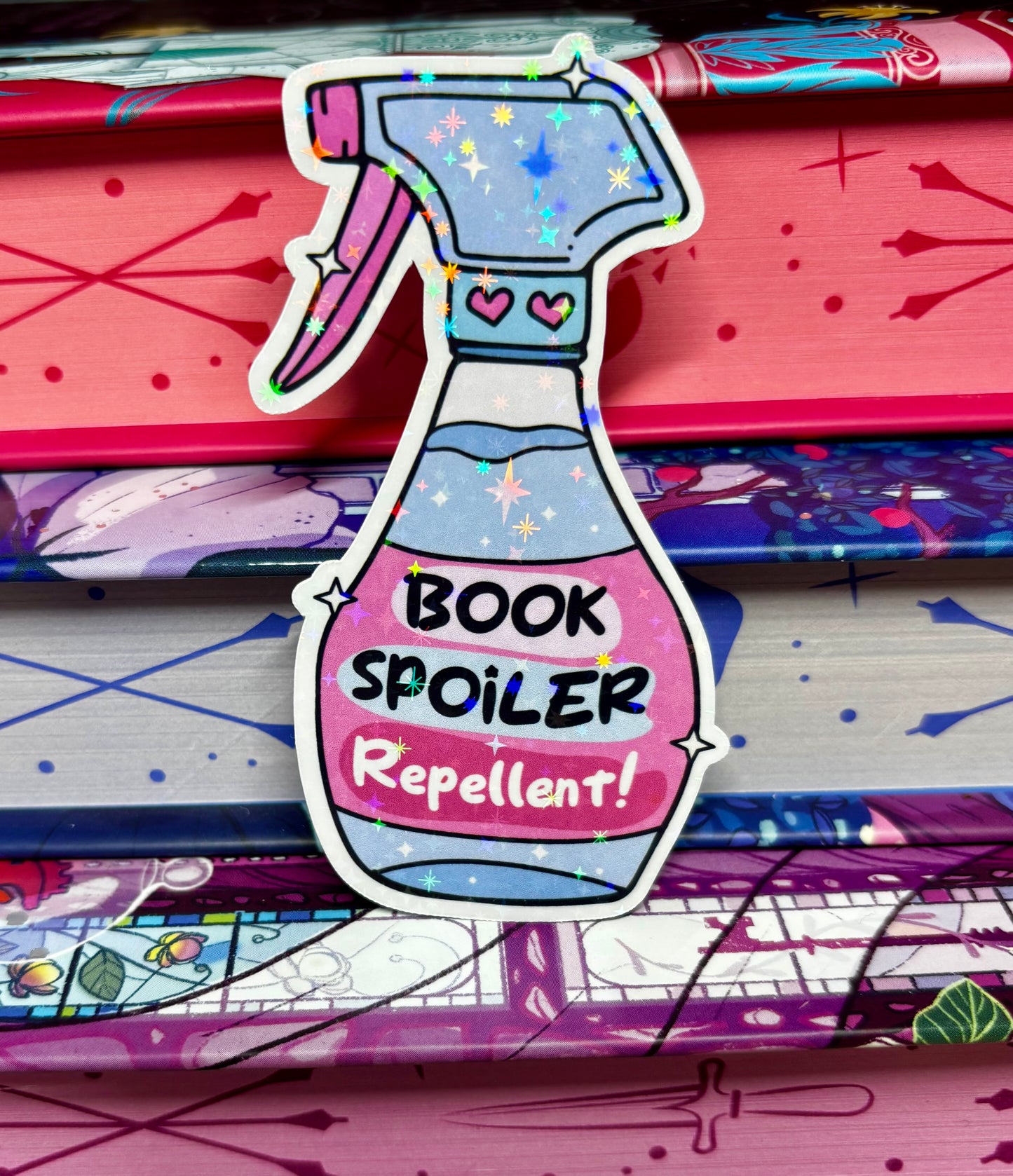 Book Spoiler Repellent Sticker