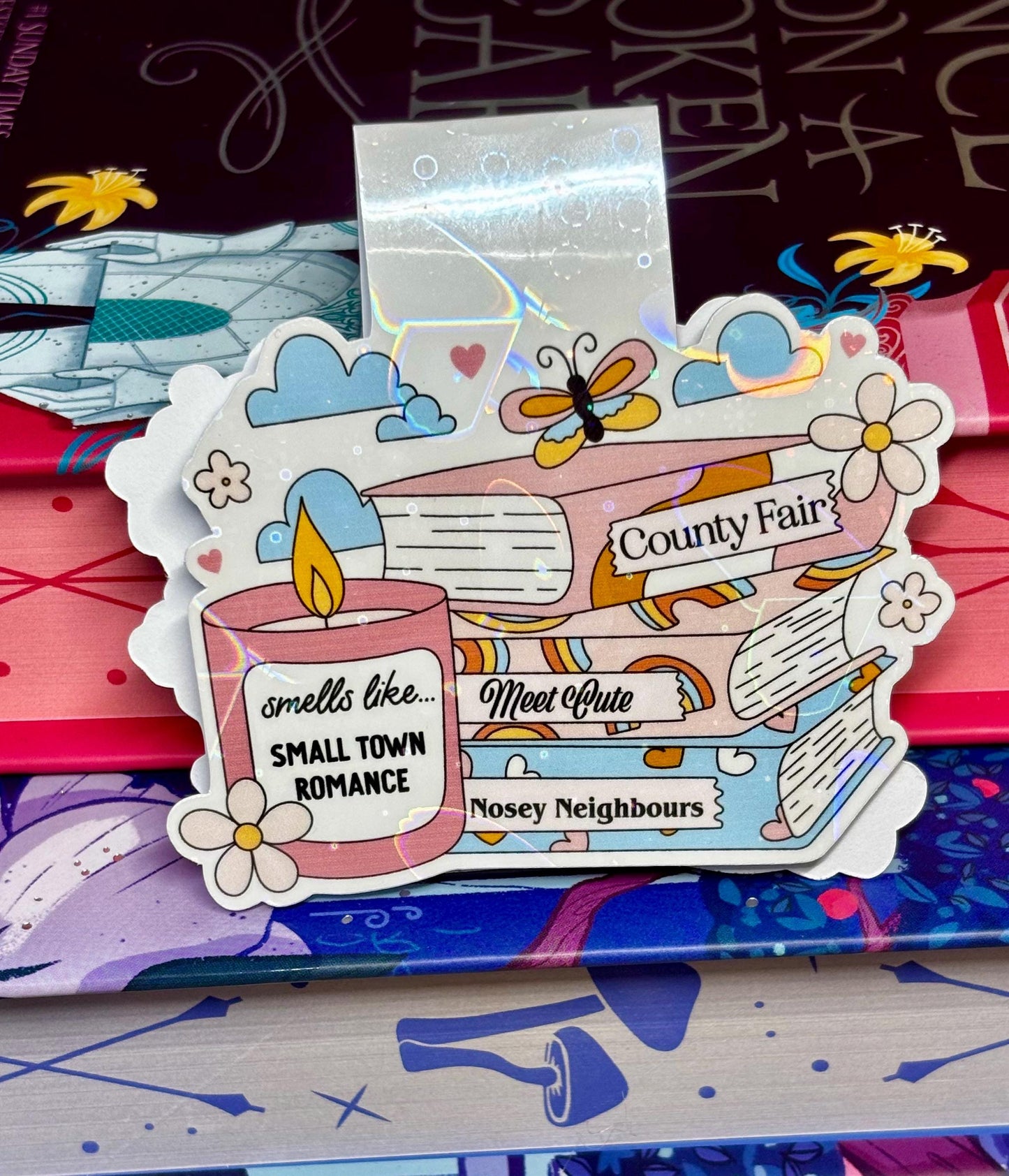 Smells Like Small Town Romance Magnetic Bookmark