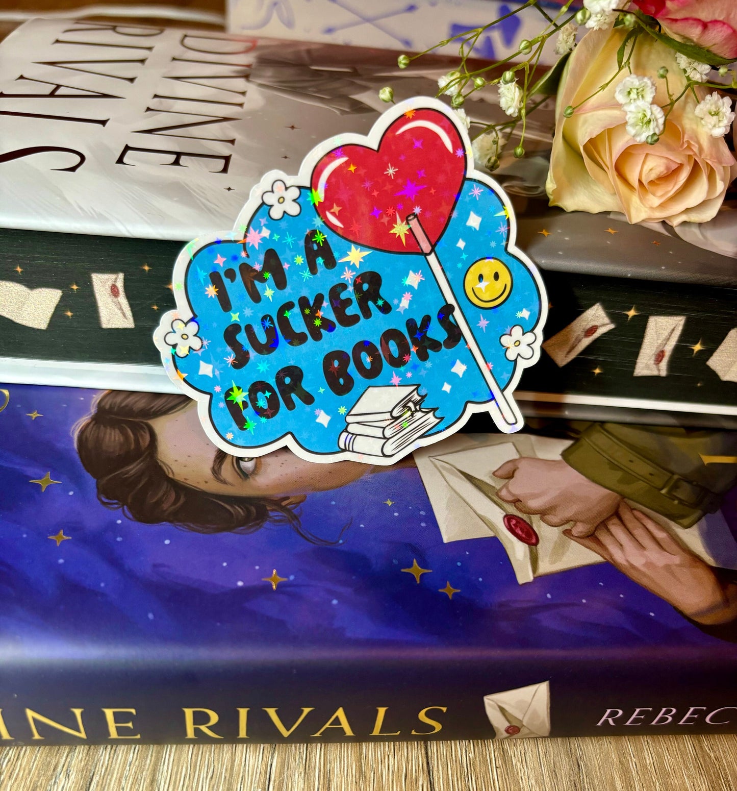 I'm A Sucker For Books Sticker