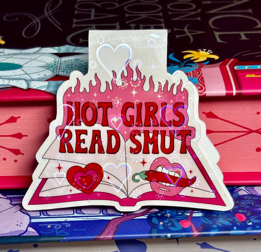 Hot Girls Read Smut Magnetic Bookmark
