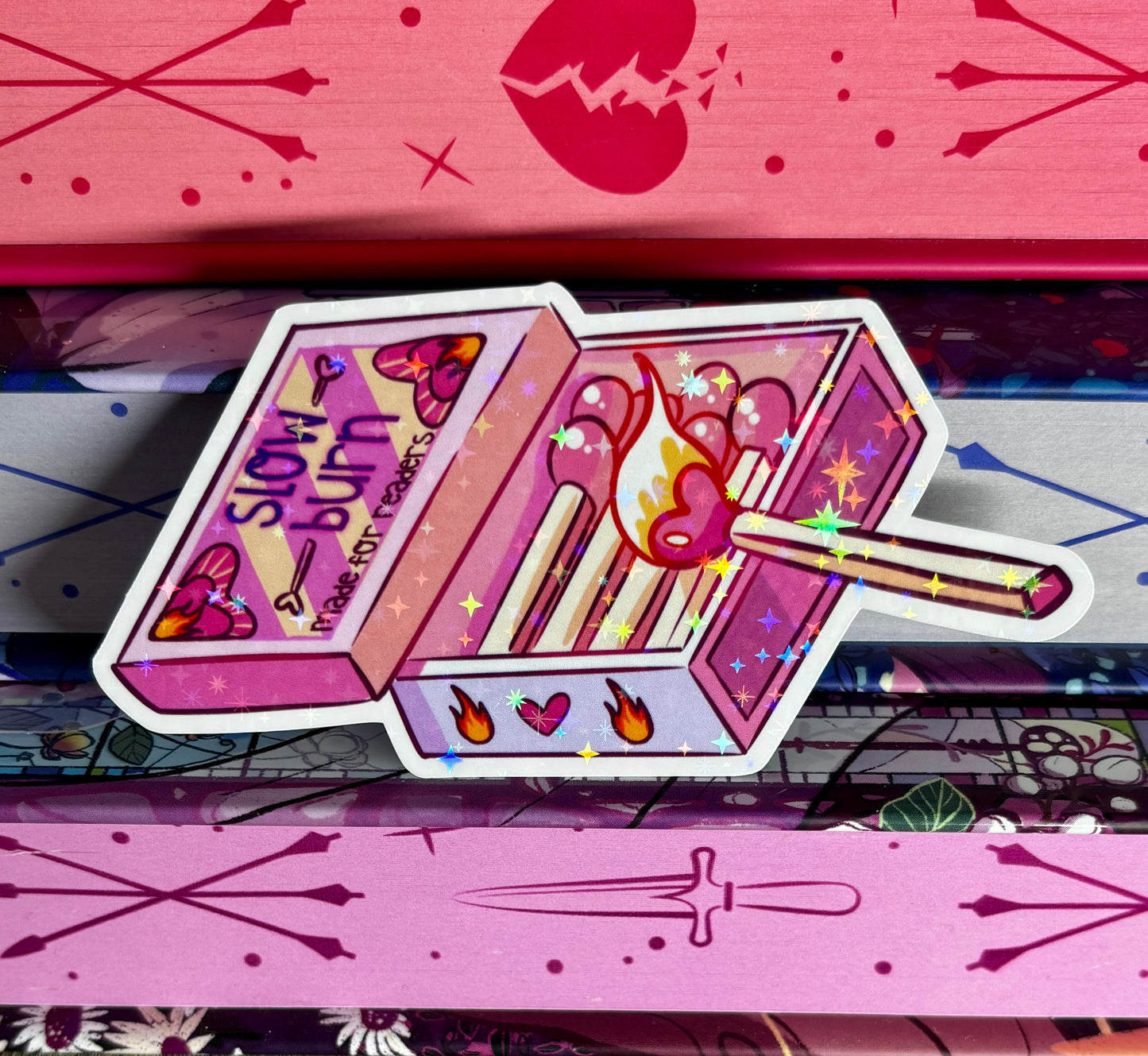 Cute Slow Burn Matches Sticker
