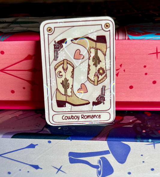 Mini Cowboy Romance Sticker