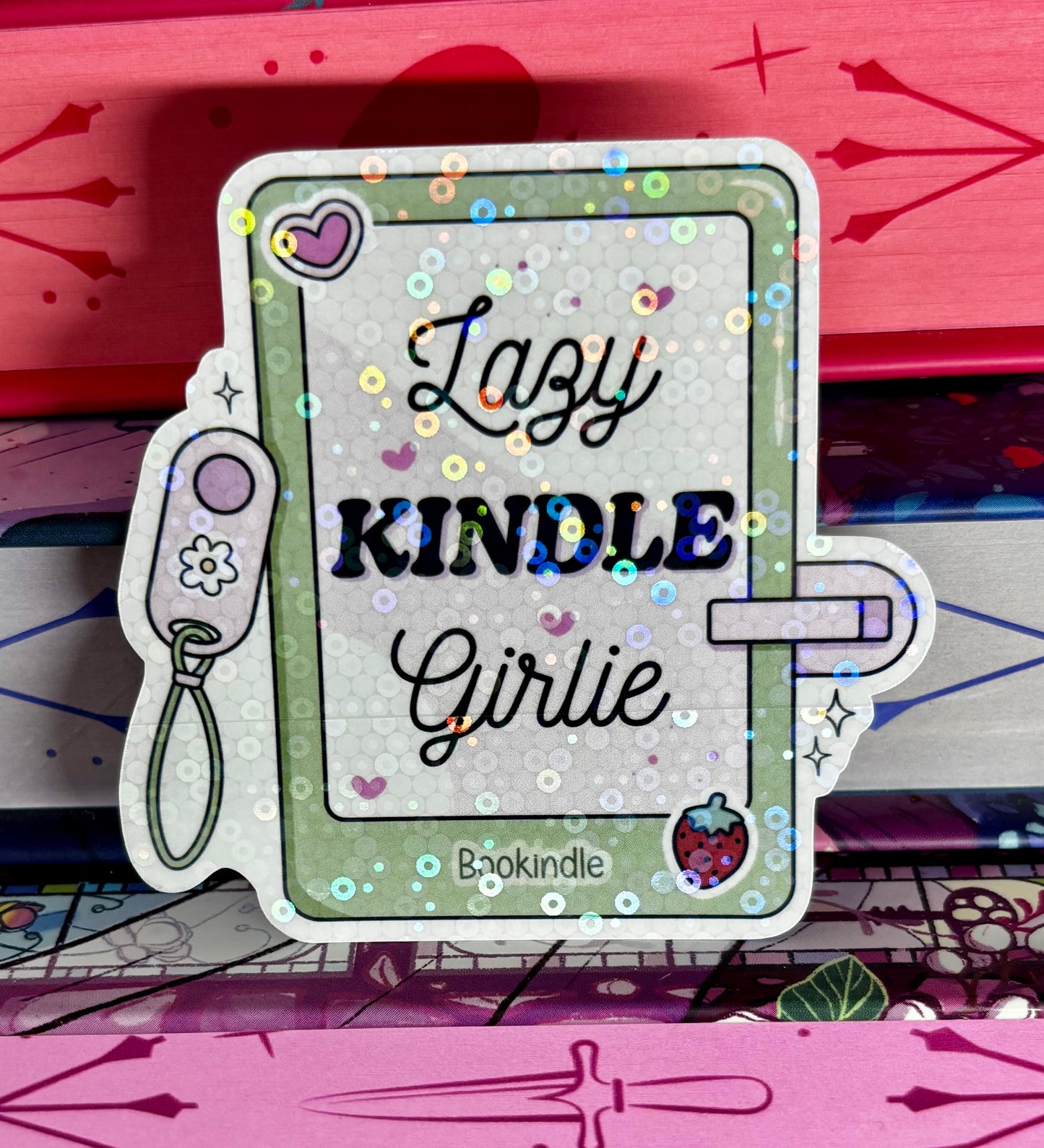 Lazy Kindle Girlie Sticker