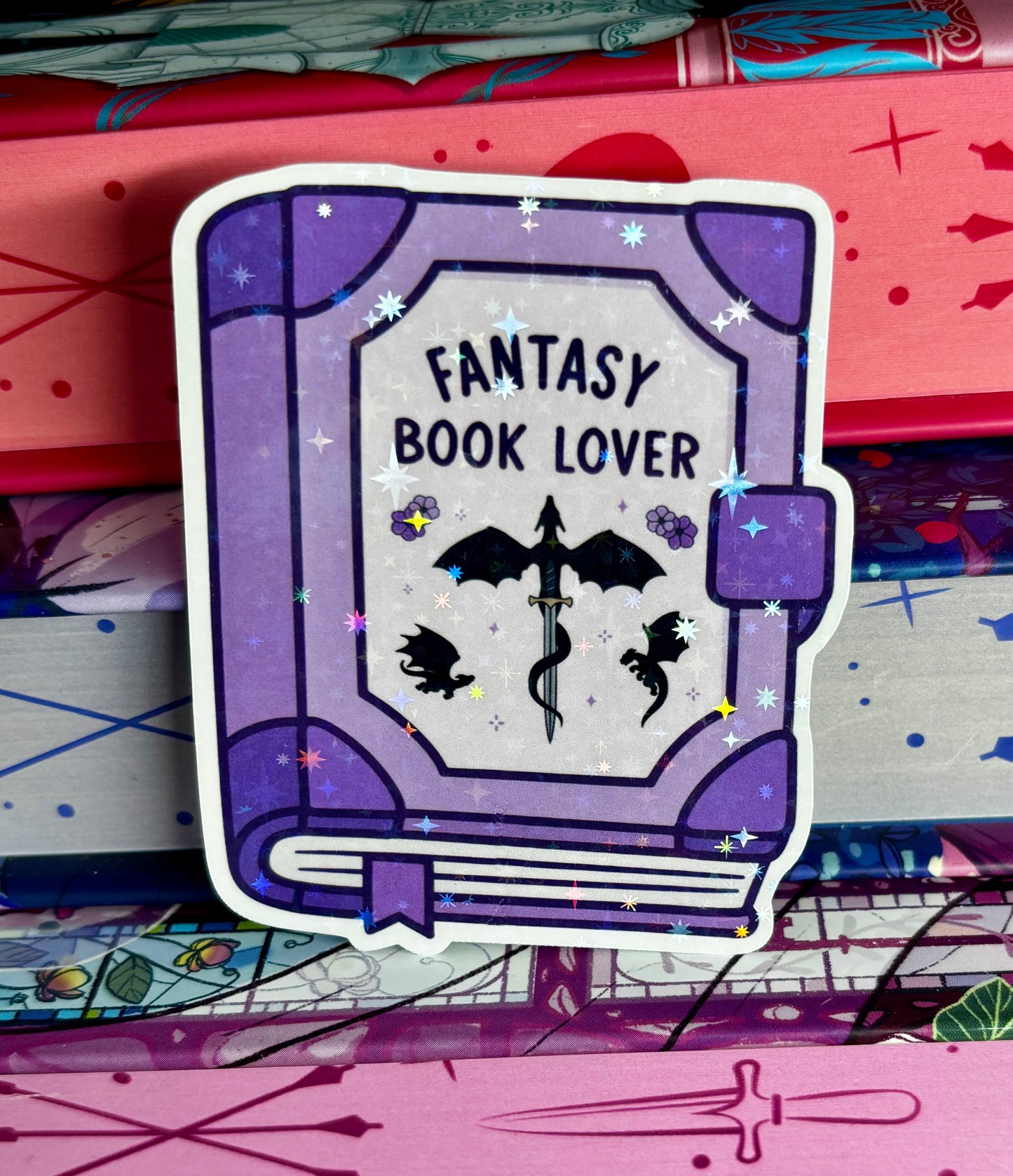 Fantasy Book Lover Sticker