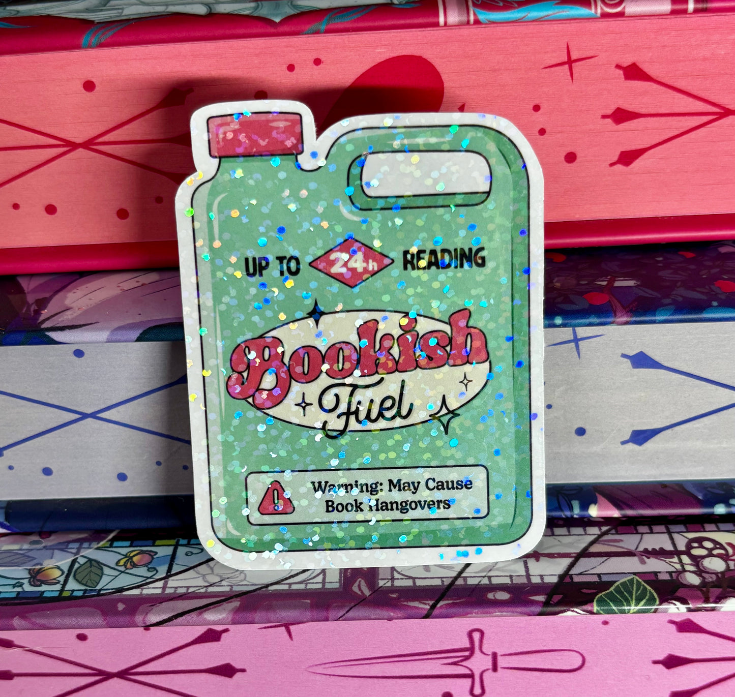 Bookish Fuel Can Sticker