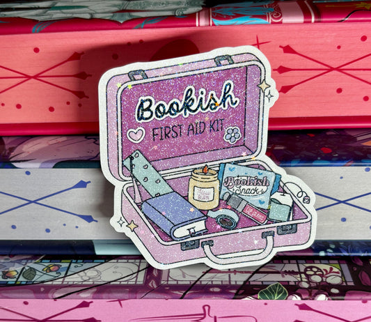 Bookish First Aid Kit Sticker