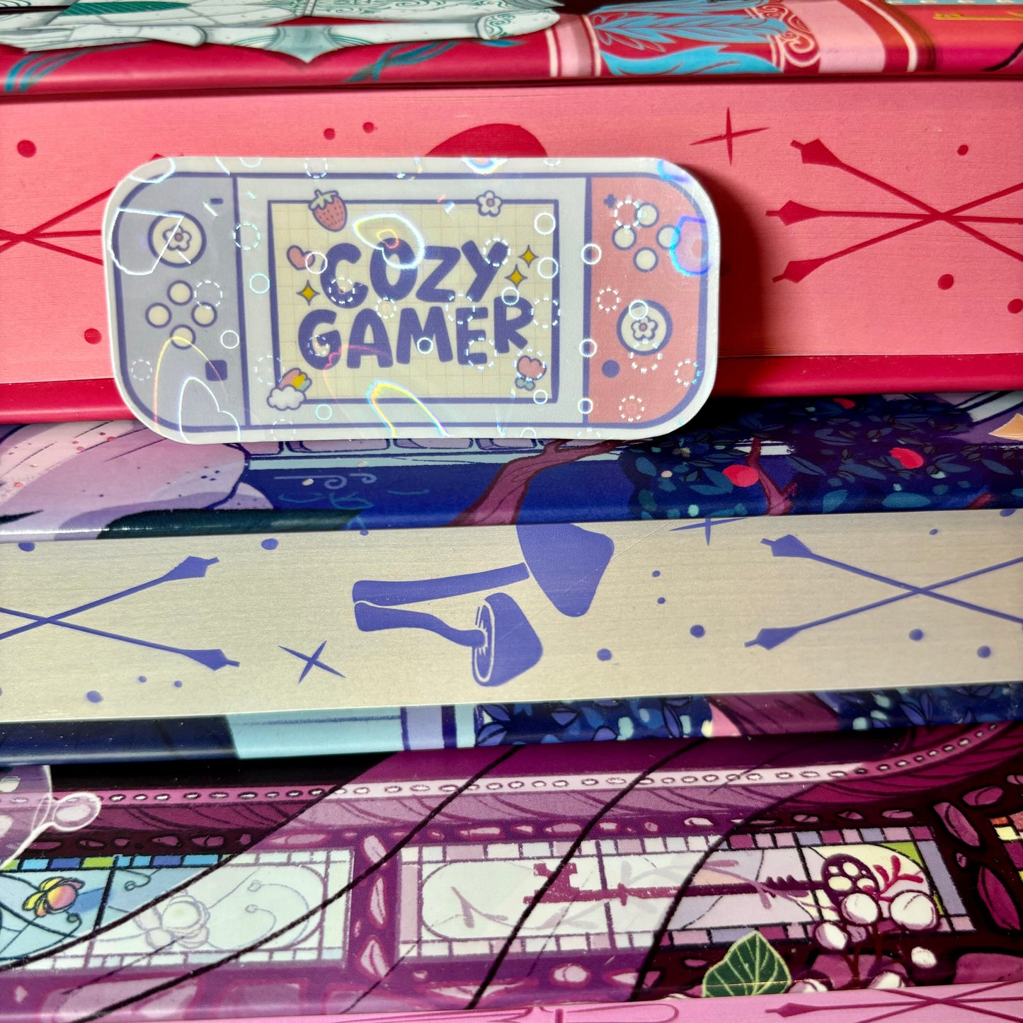 Mini Cozy Gamer Game Console Sticker